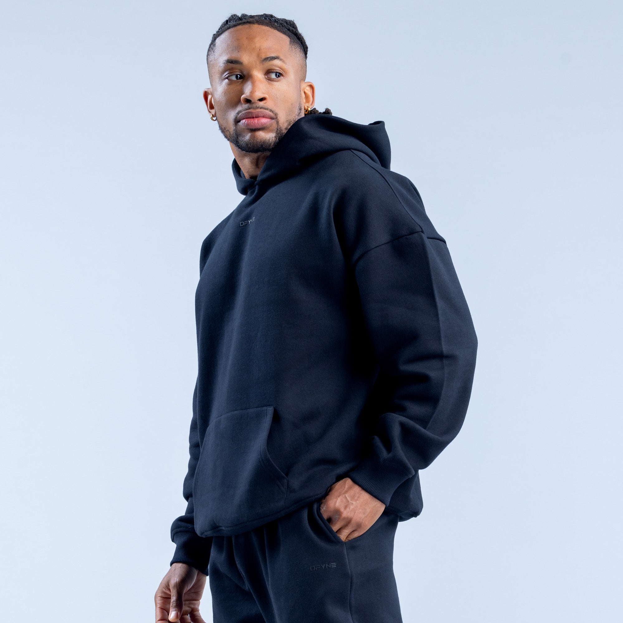 DFYNE Recharge Hoodie Herren Schwarz | 567EFRSPL