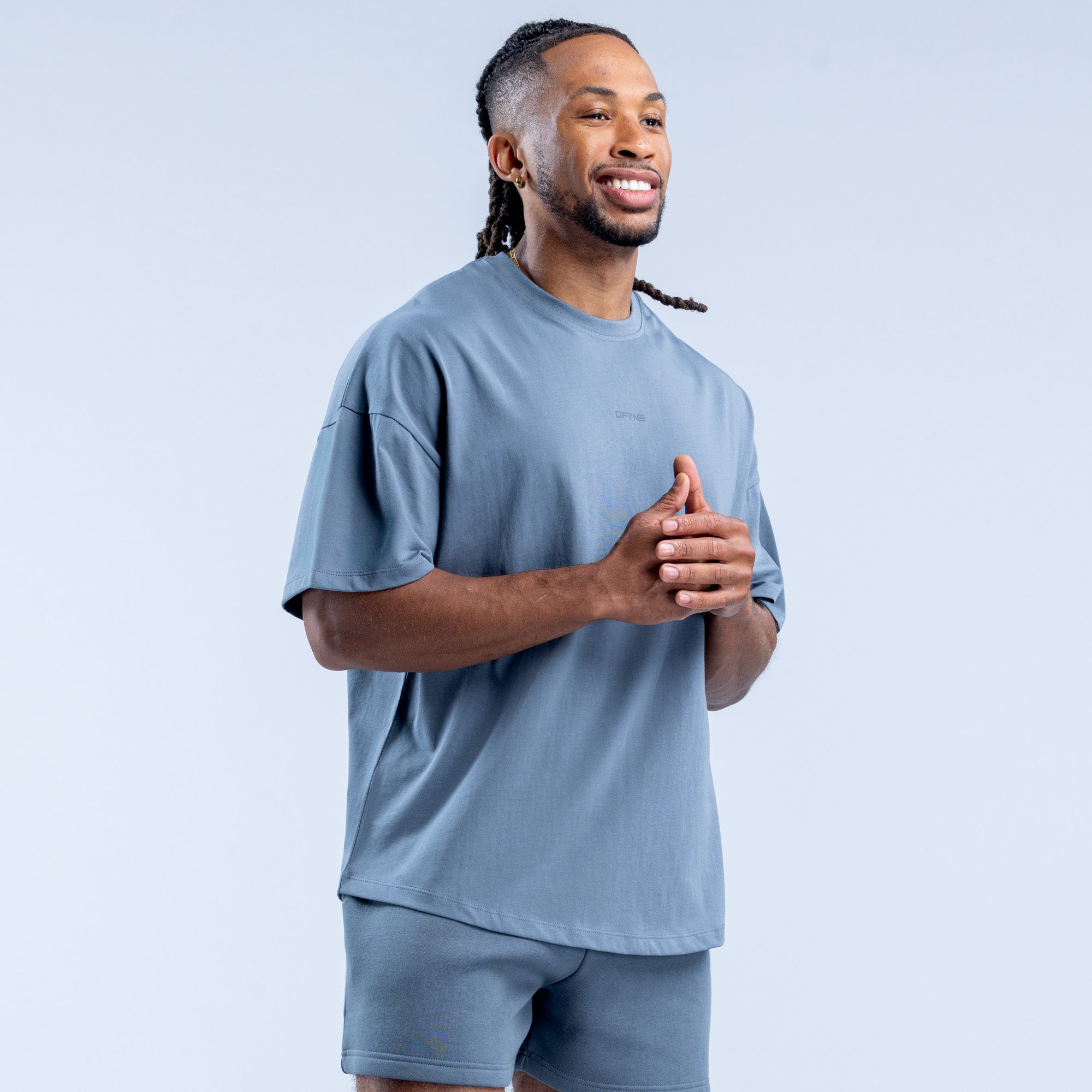 DFYNE Recharge T-Shirt Herren Grau | 231BWHVLI