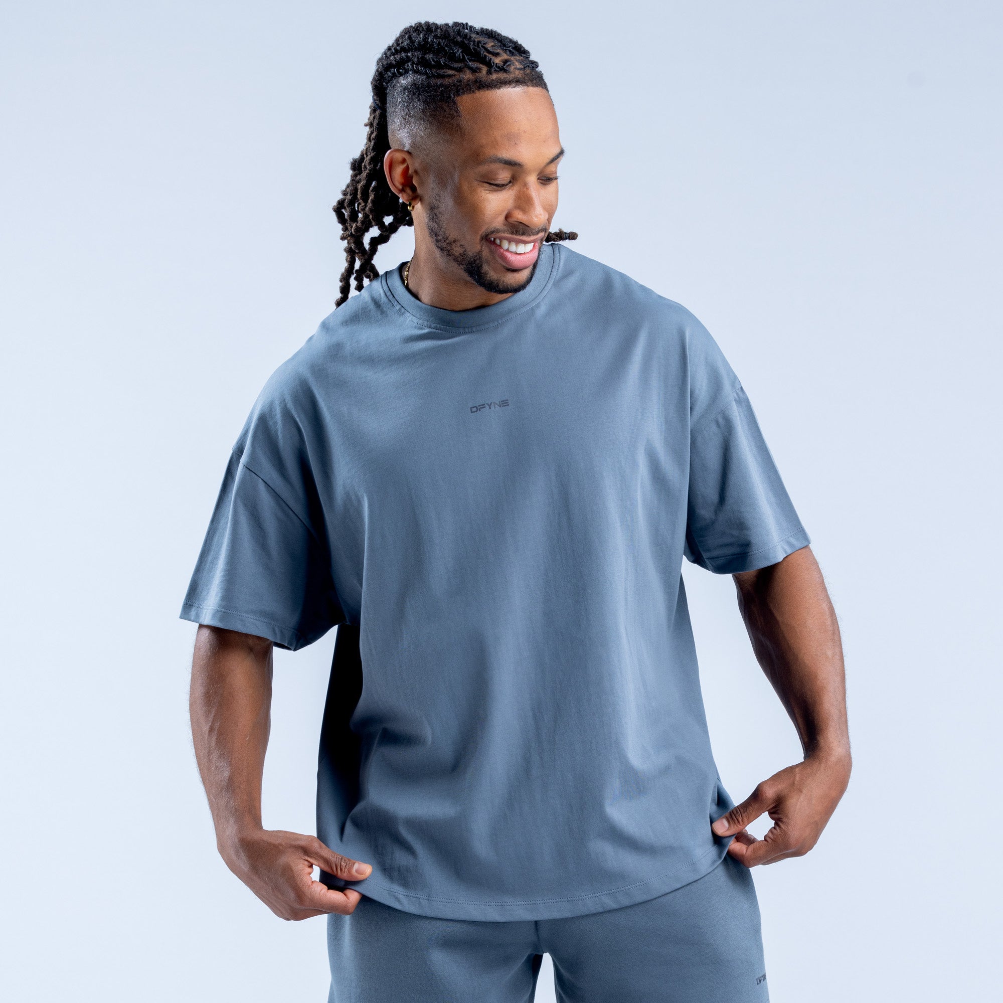 DFYNE Recharge T-Shirt Herren Grau | 231BWHVLI