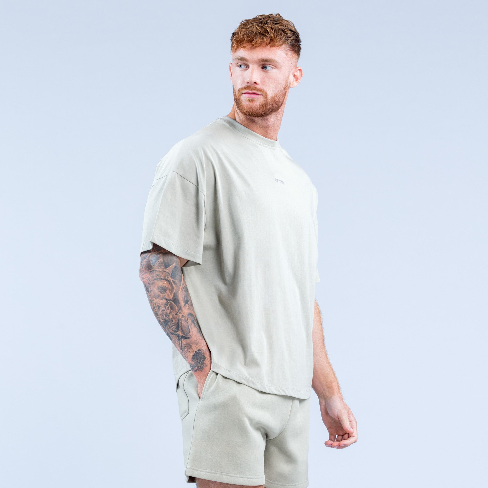 DFYNE Recharge T-Shirt Herren Grau | 256ZFEAOL