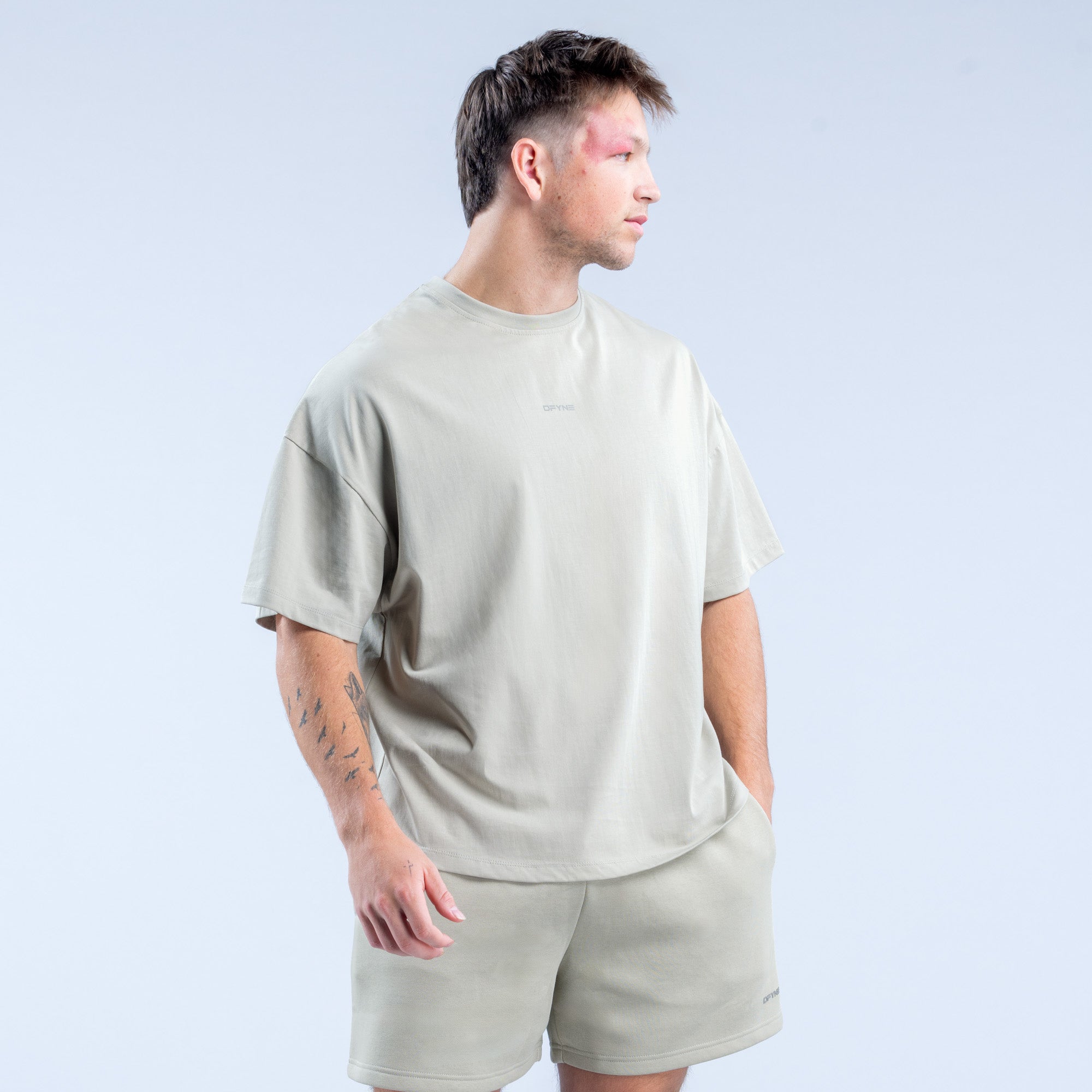 DFYNE Recharge T-Shirt Herren Grau | 256ZFEAOL