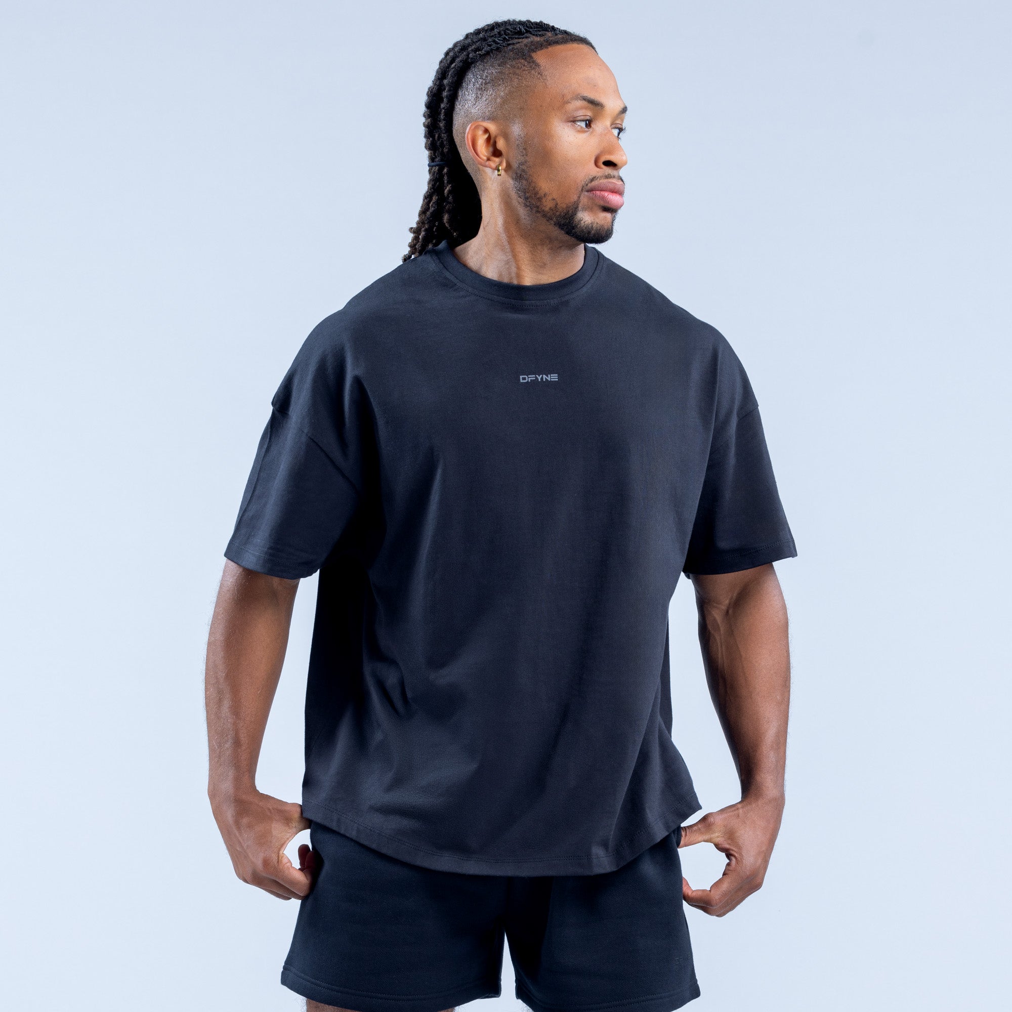 DFYNE Recharge T-Shirt Herren Schwarz | 320RFPXMV