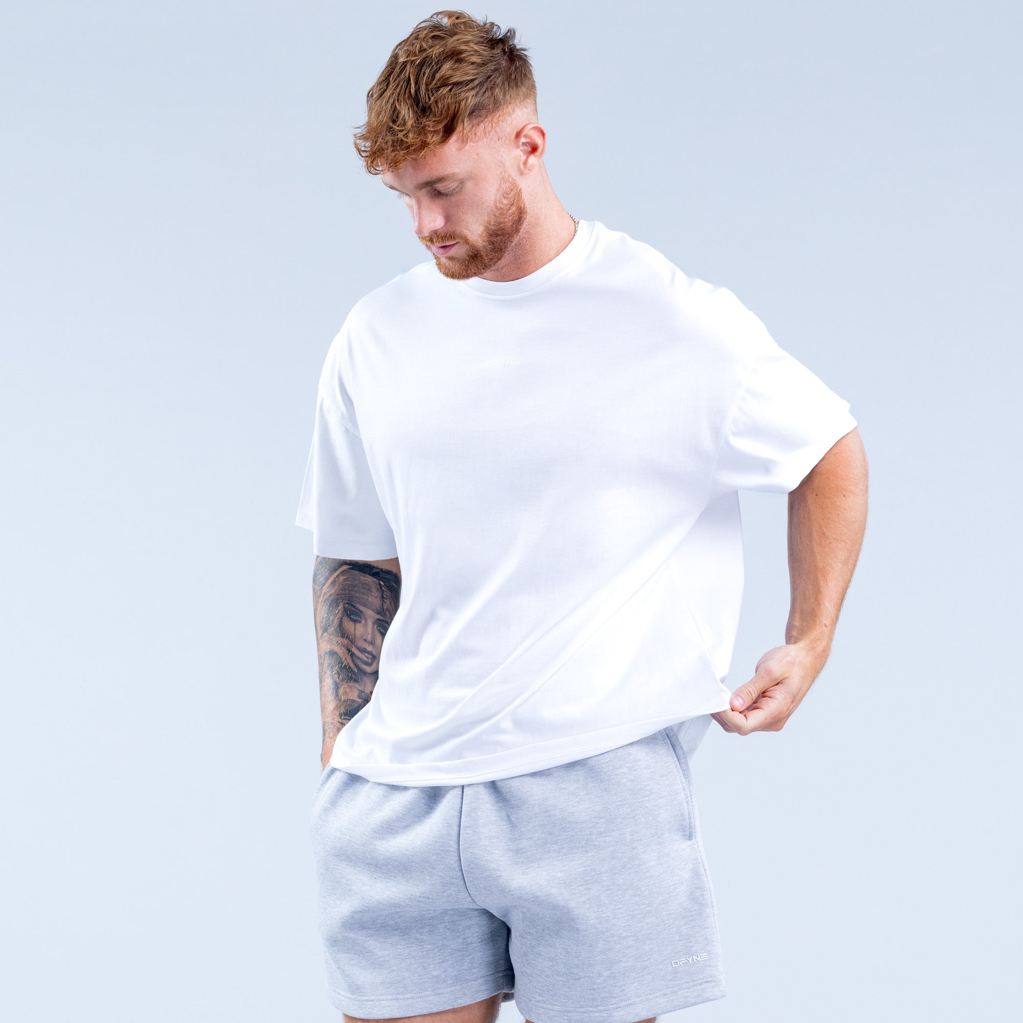 DFYNE Recharge T-Shirt Herren Weiß | 641TQHOUE