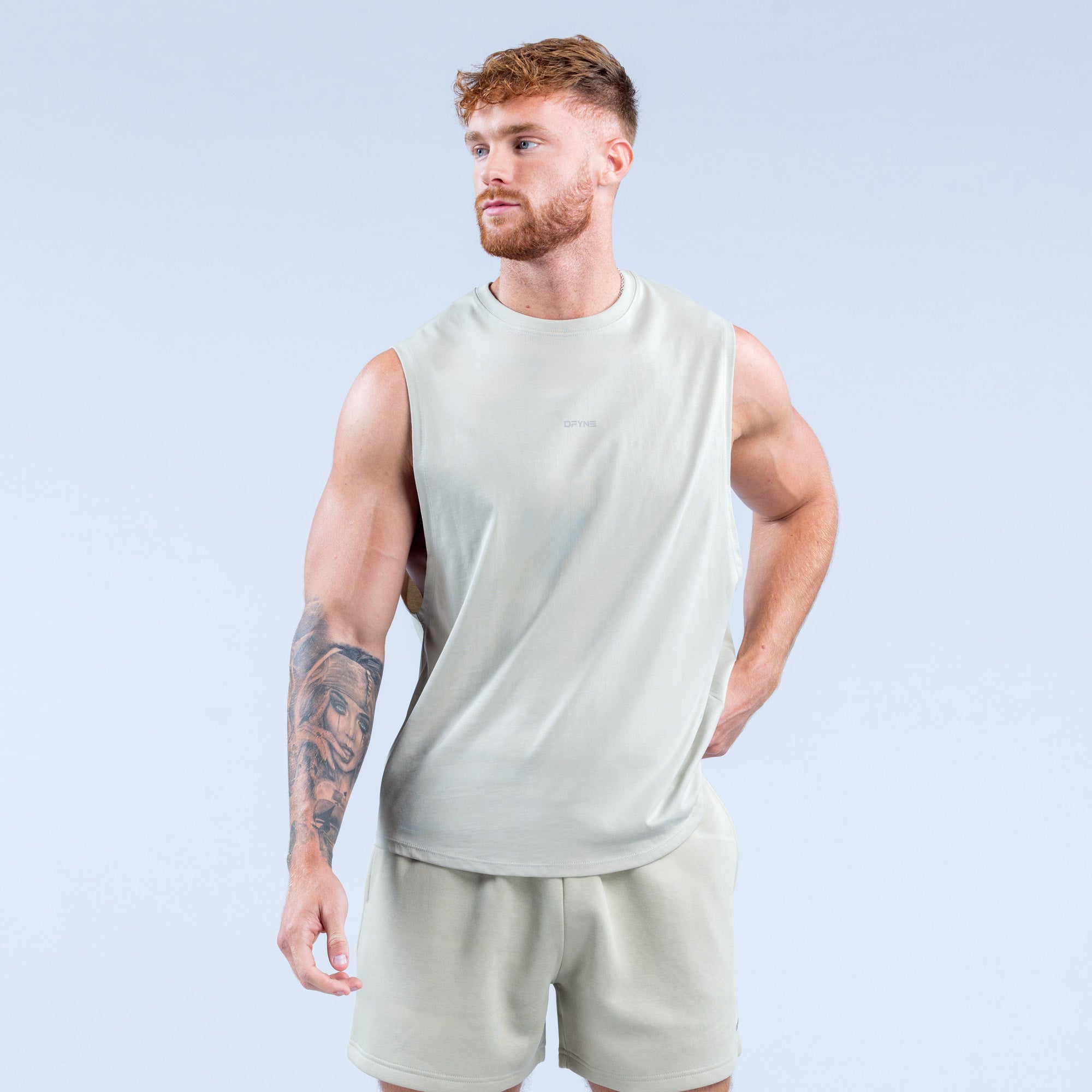 DFYNE Recharge Tanktop Herren Grau | 632VDIQNS