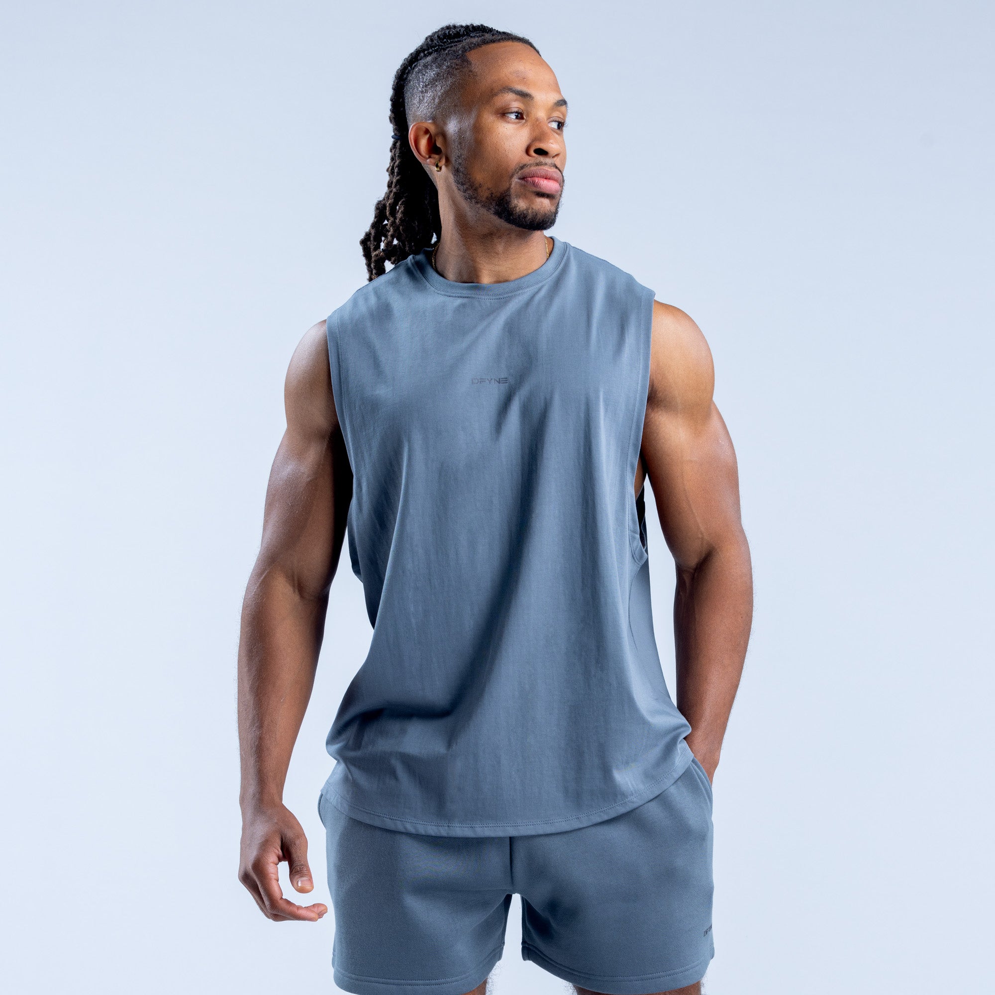 DFYNE Recharge Tanktop Herren Grau | 867JCHSXG