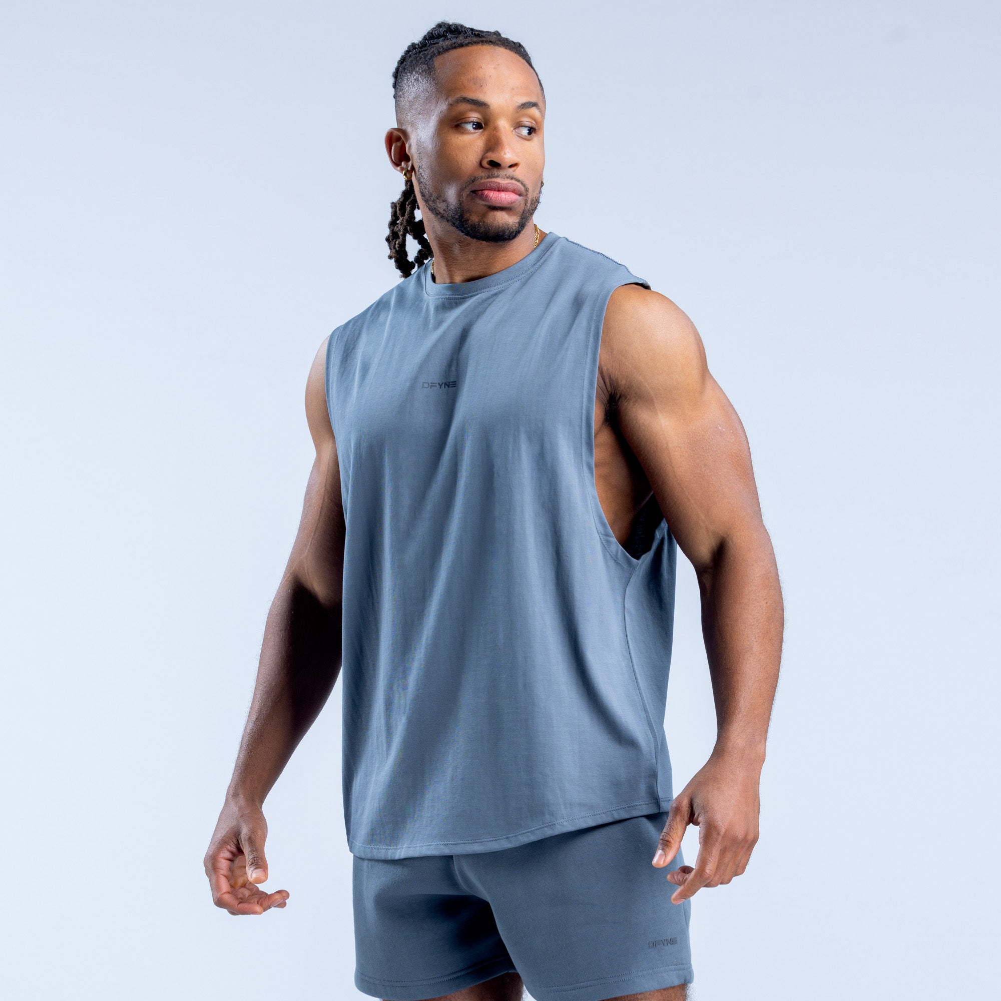 DFYNE Recharge Tanktop Herren Grau | 867JCHSXG