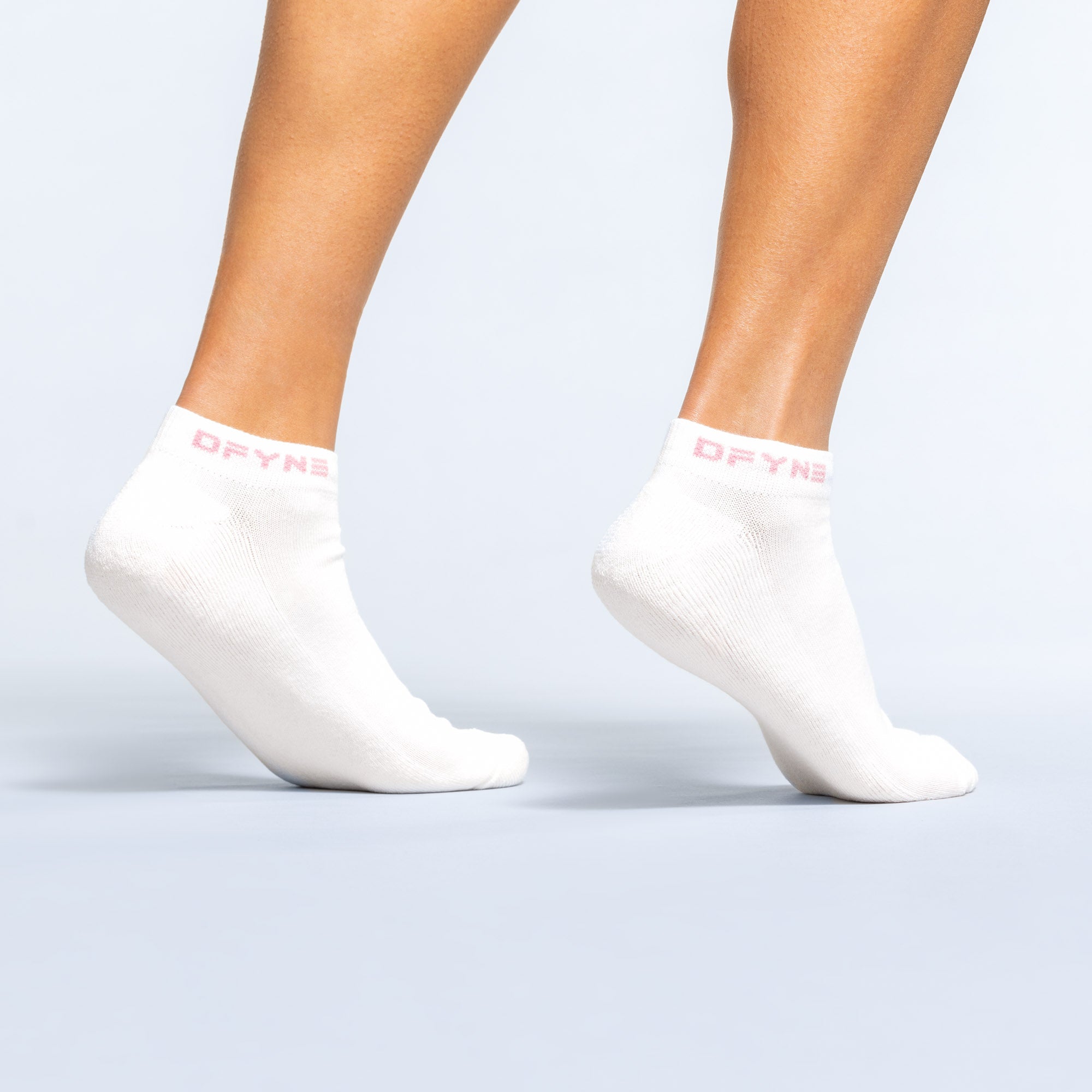 DFYNE Revive Ankle Socken Damen Weiß Hellrosa Rosa | 349GFJTMB