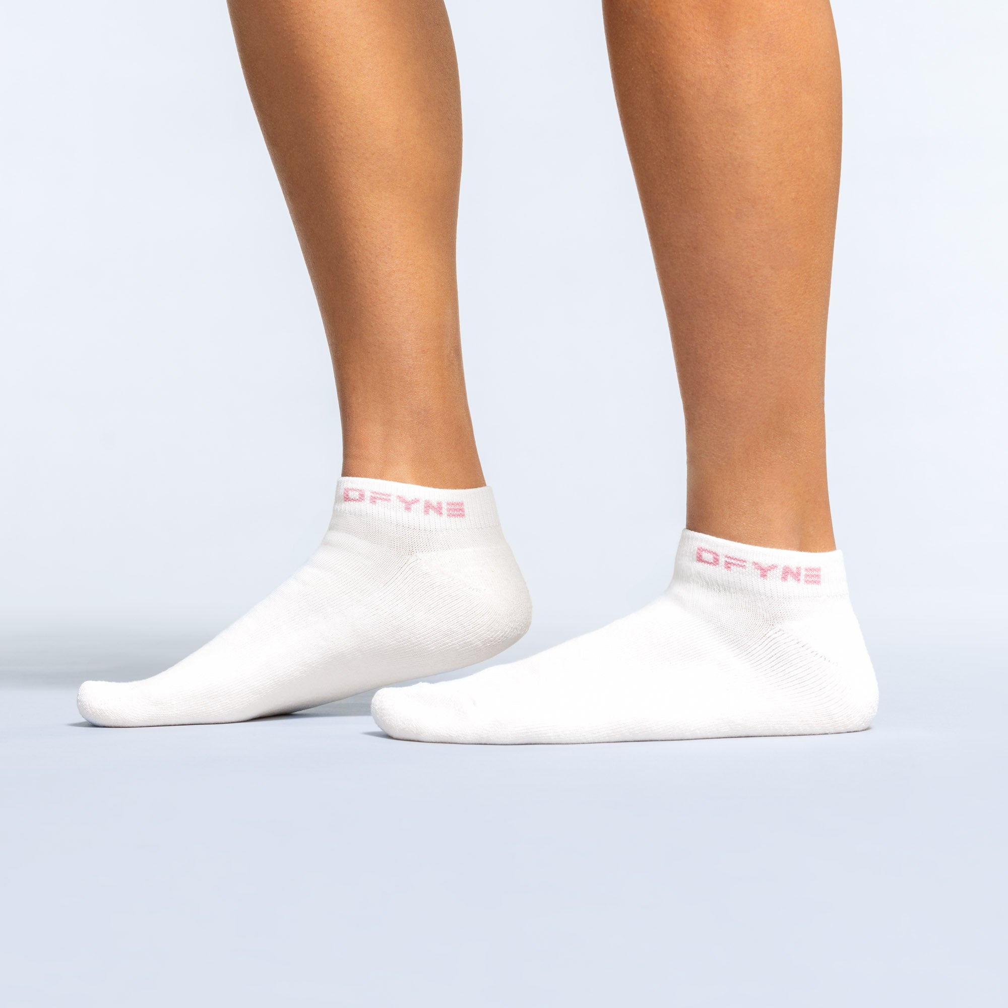 DFYNE Revive Ankle Socken Damen Weiß Hellrosa Rosa | 349GFJTMB