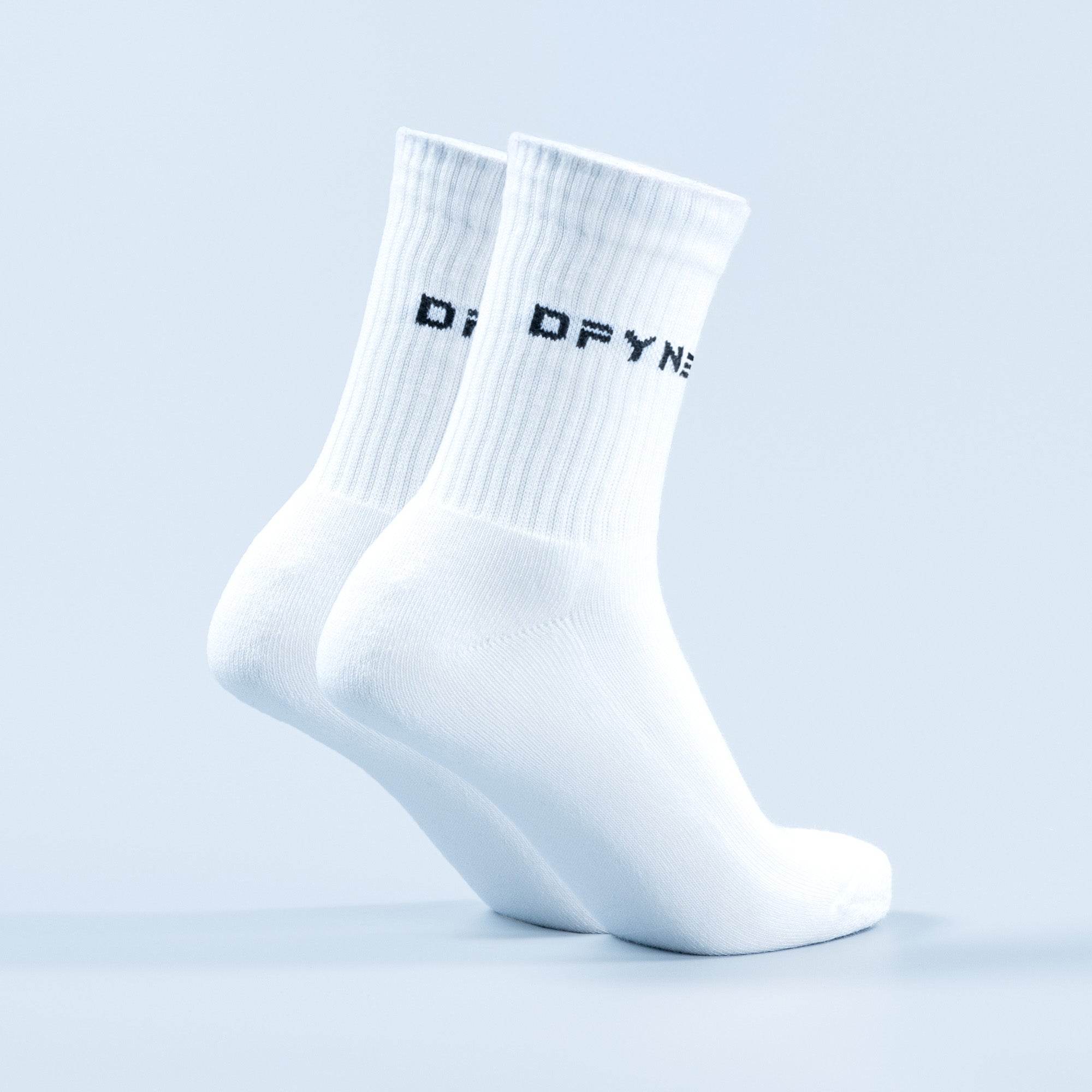 DFYNE Revive Crew Socken Damen Weiß Schwarz | 239UINOWC