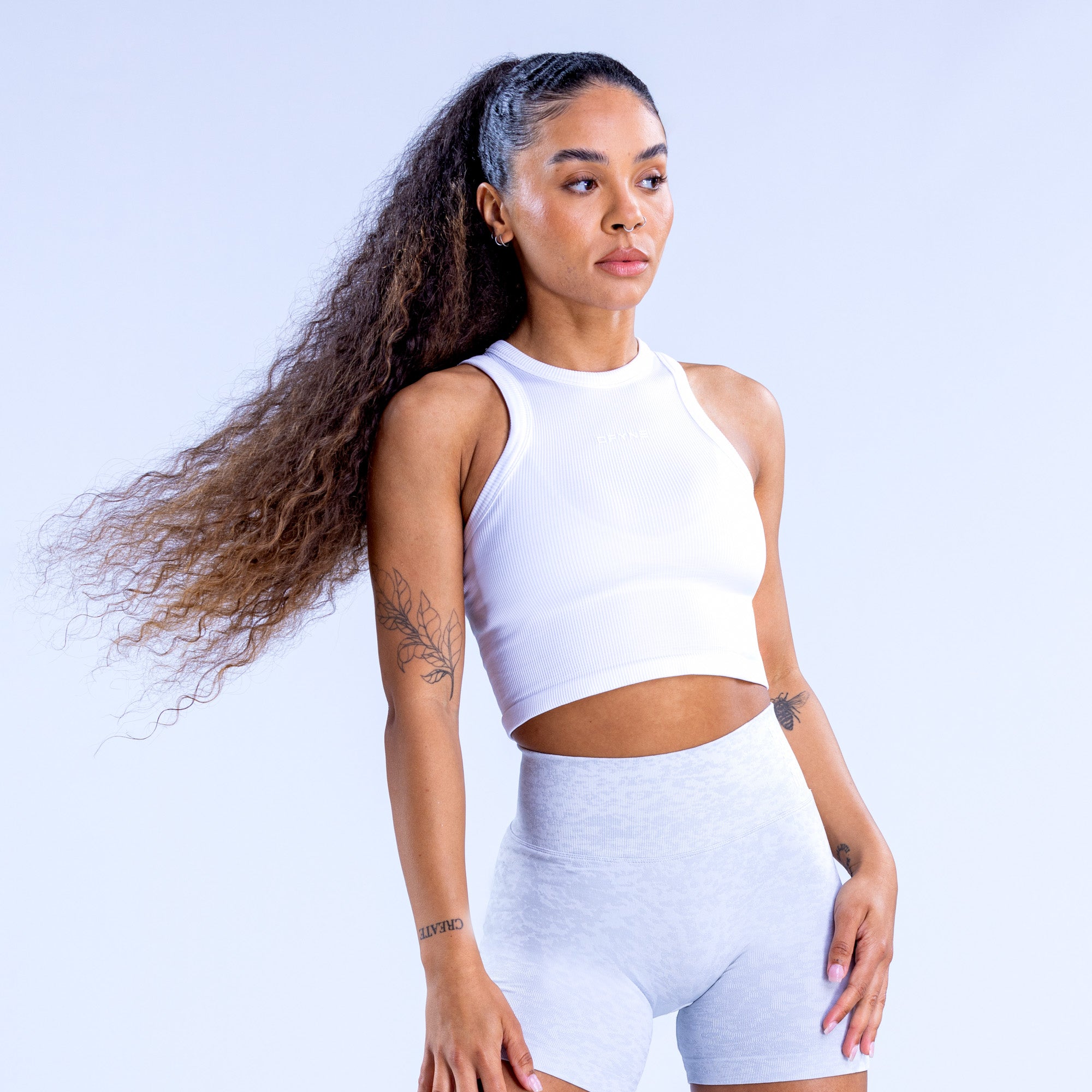 DFYNE Revive Racer Oberteil Damen Weiß | 598HYPWTI