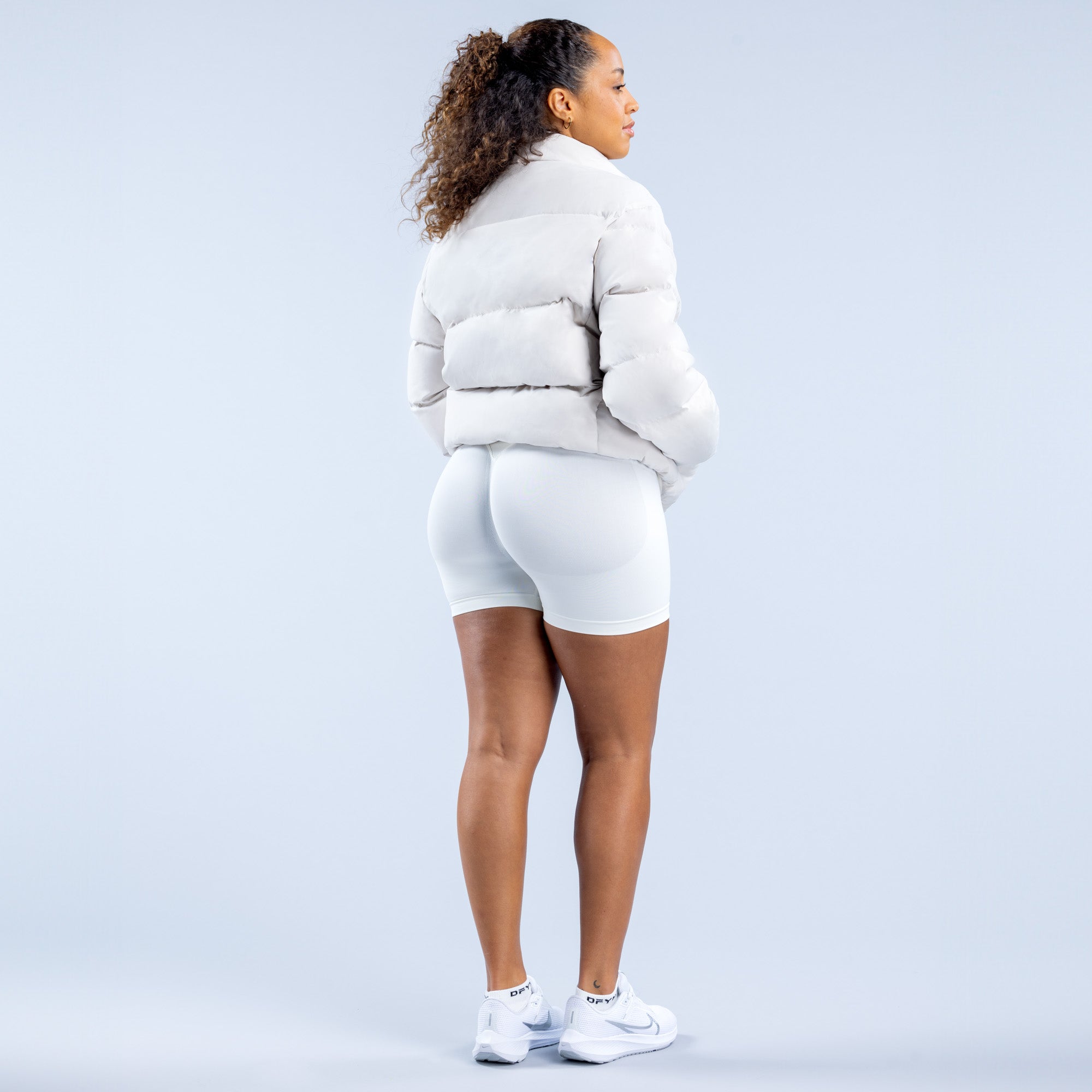 DFYNE Revive Short Down Jacken Damen Weiß | 394SMDUYB