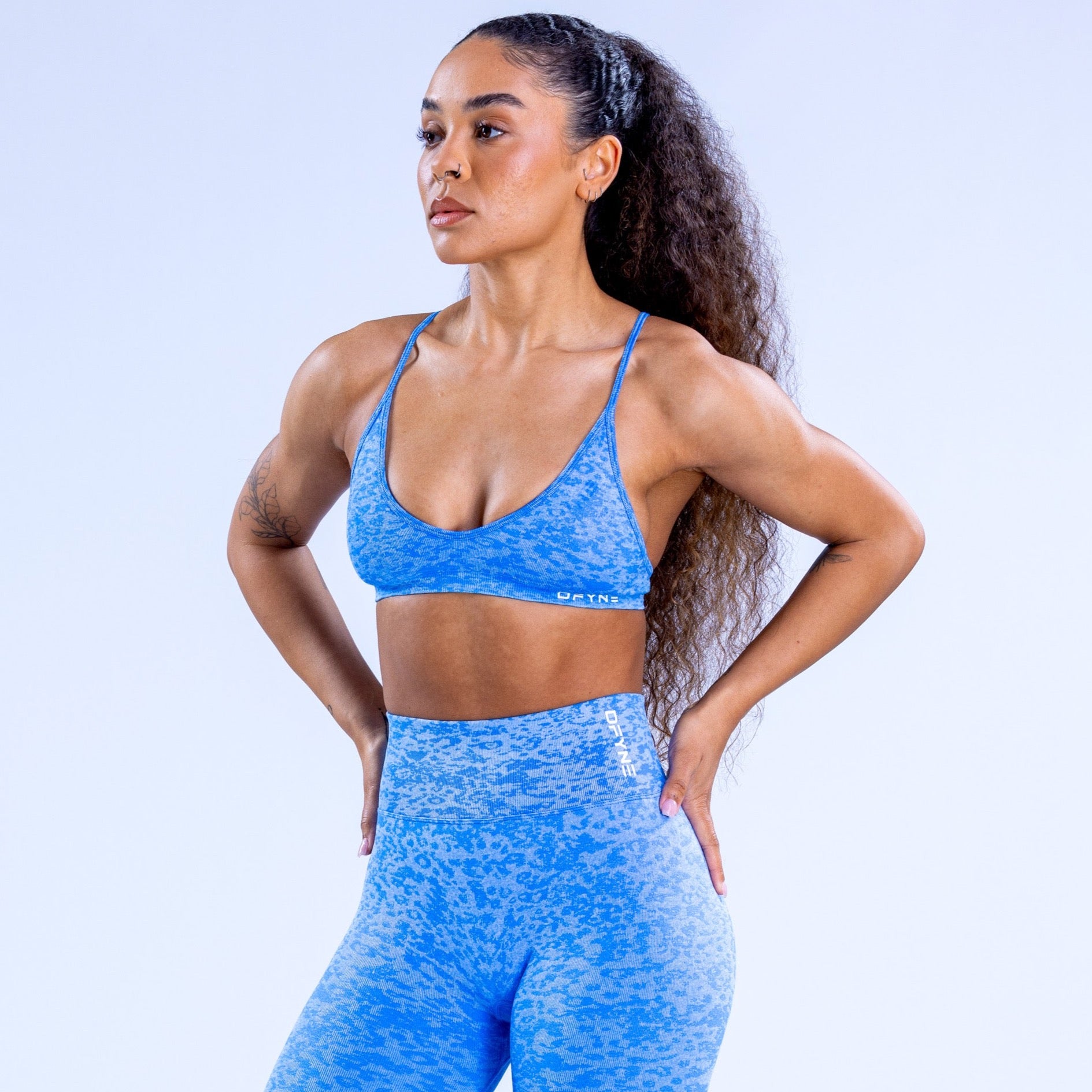 DFYNE Revive Sport BH Damen Blau | 047FZATWE