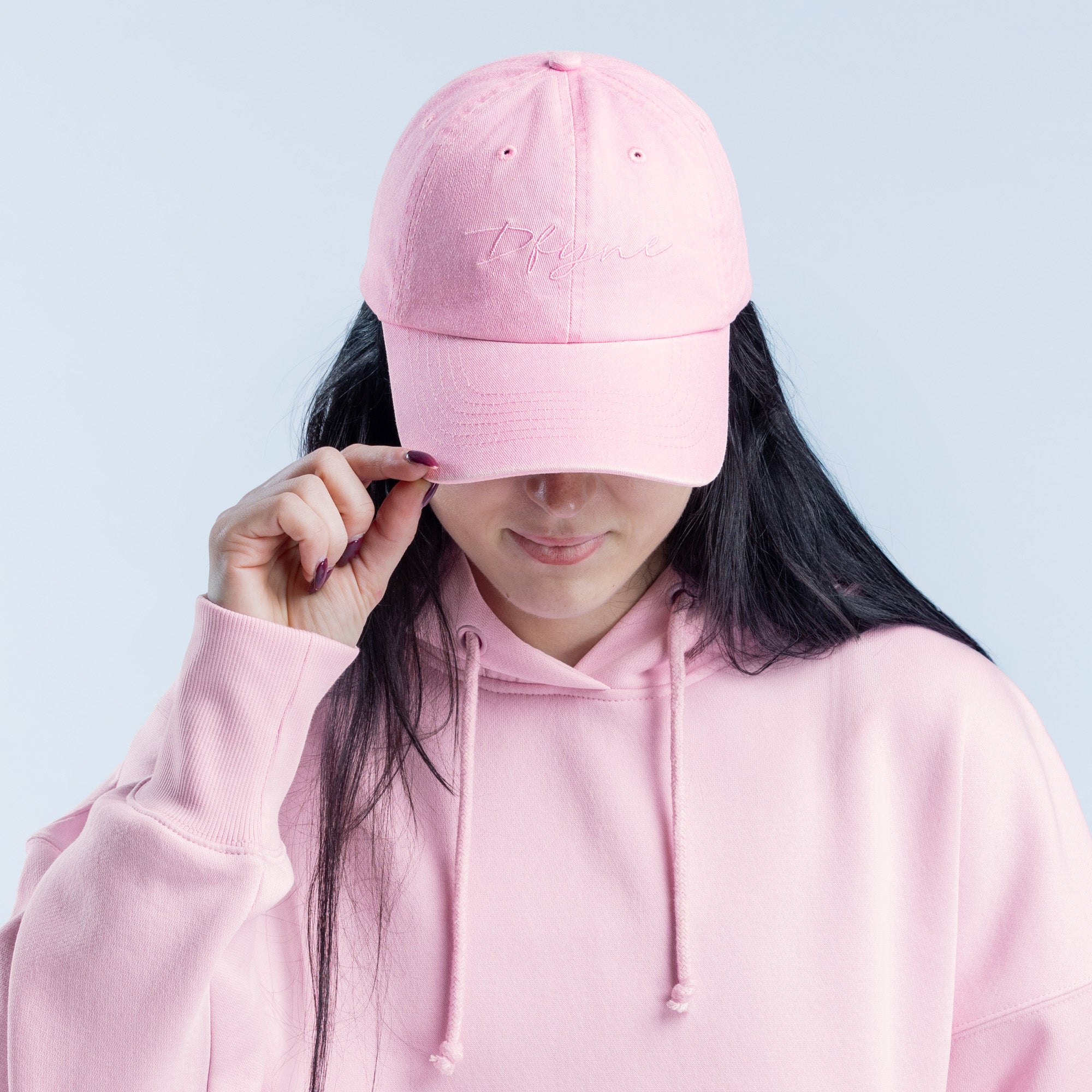 DFYNE Script Kappe Damen Hellrosa Rosa | 753QHBCDF