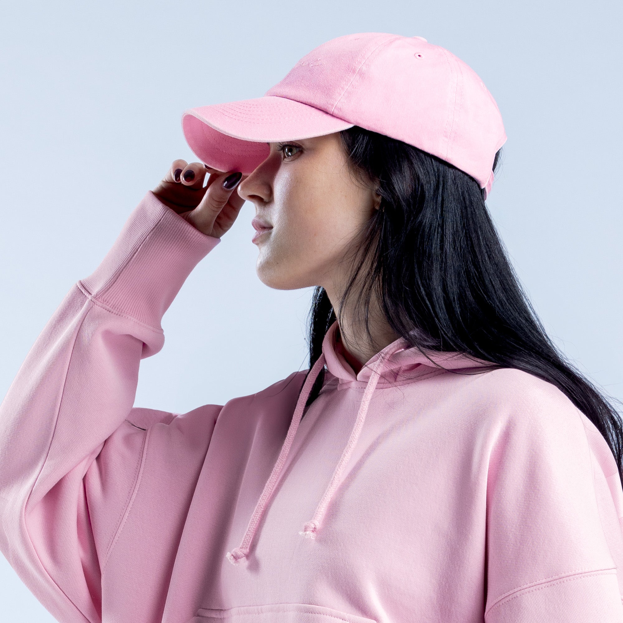 DFYNE Script Kappe Damen Hellrosa Rosa | 753QHBCDF