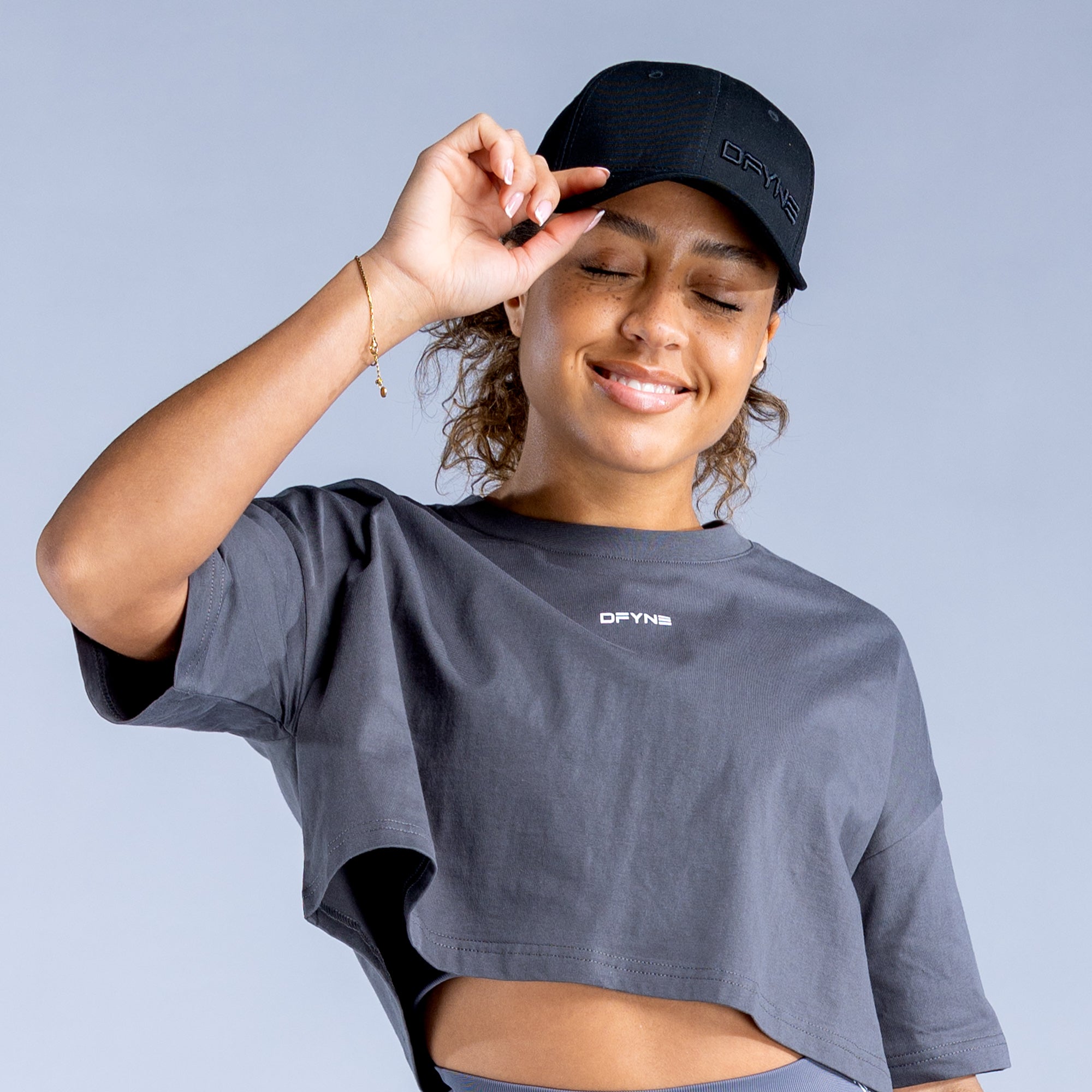 DFYNE Signature Kappe Damen Schwarz | 482NGBCYL