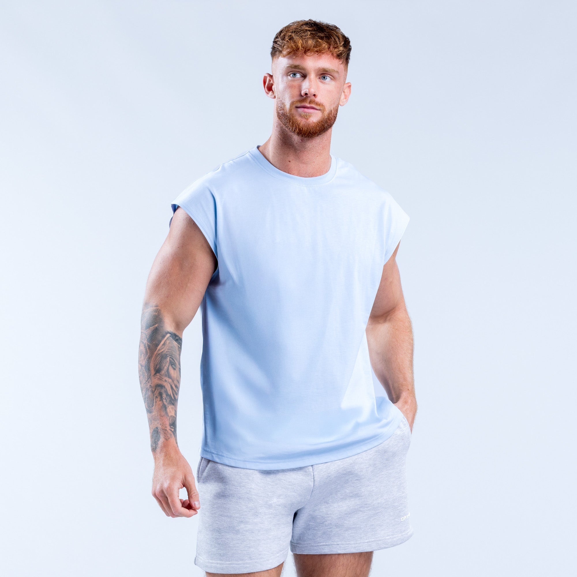 DFYNE Signature Tanktop Herren Blau | 541EGXUOQ