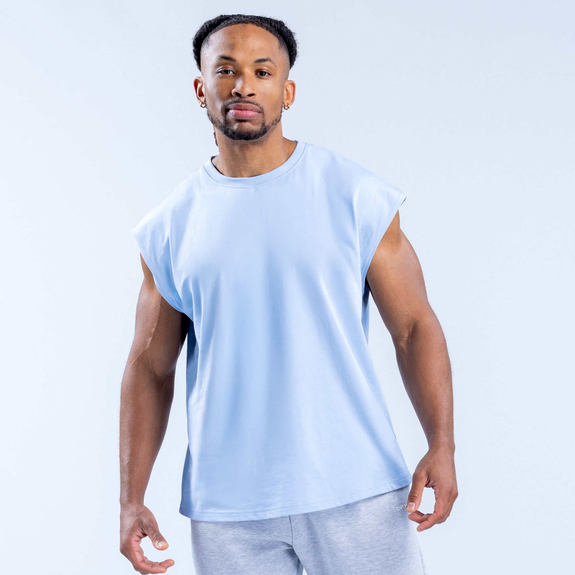 DFYNE Signature Tanktop Herren Blau | 541EGXUOQ