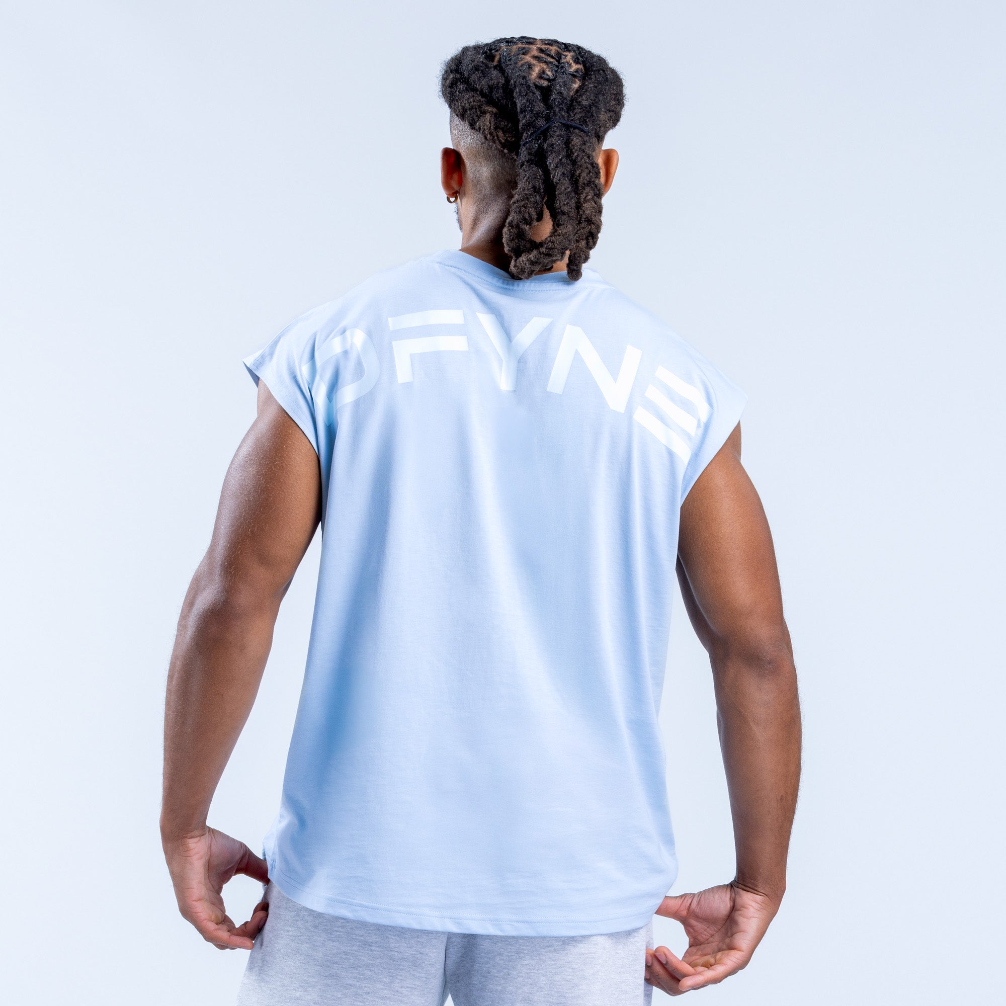 DFYNE Signature Tanktop Herren Blau | 541EGXUOQ