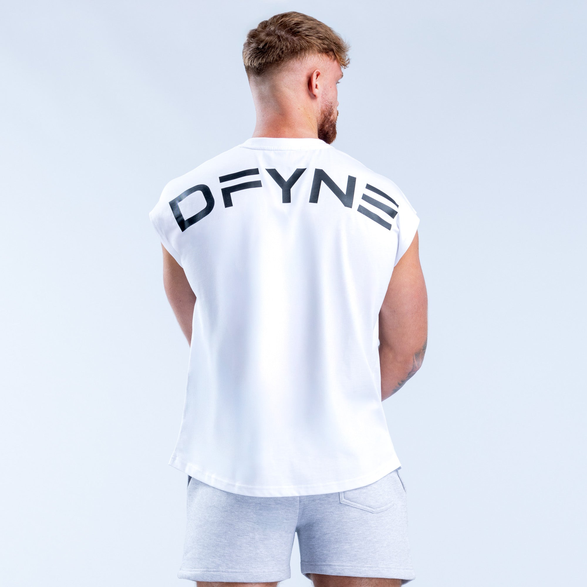 DFYNE Signature Tanktop Herren Weiß | 194ROZQKS