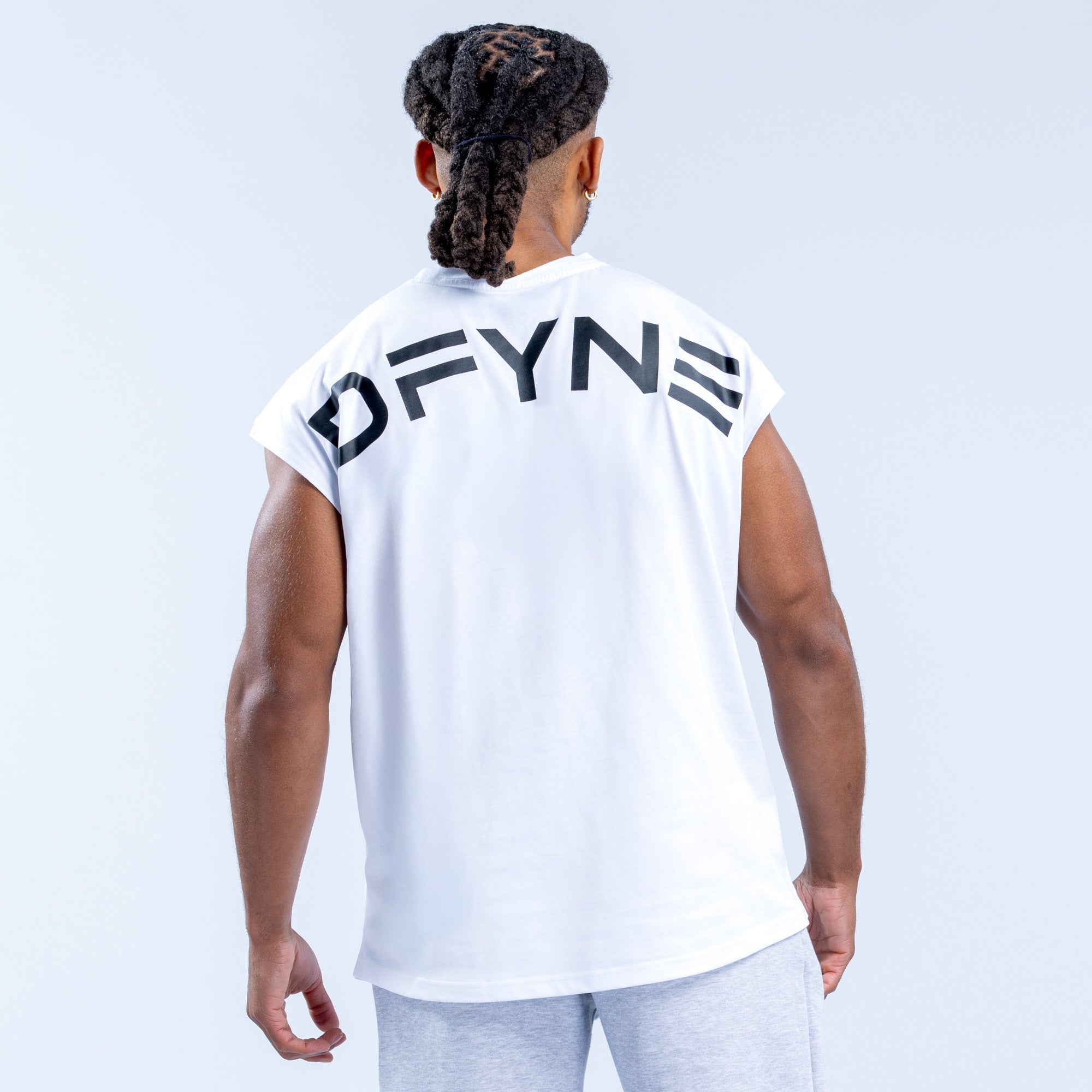 DFYNE Signature Tanktop Herren Weiß | 194ROZQKS
