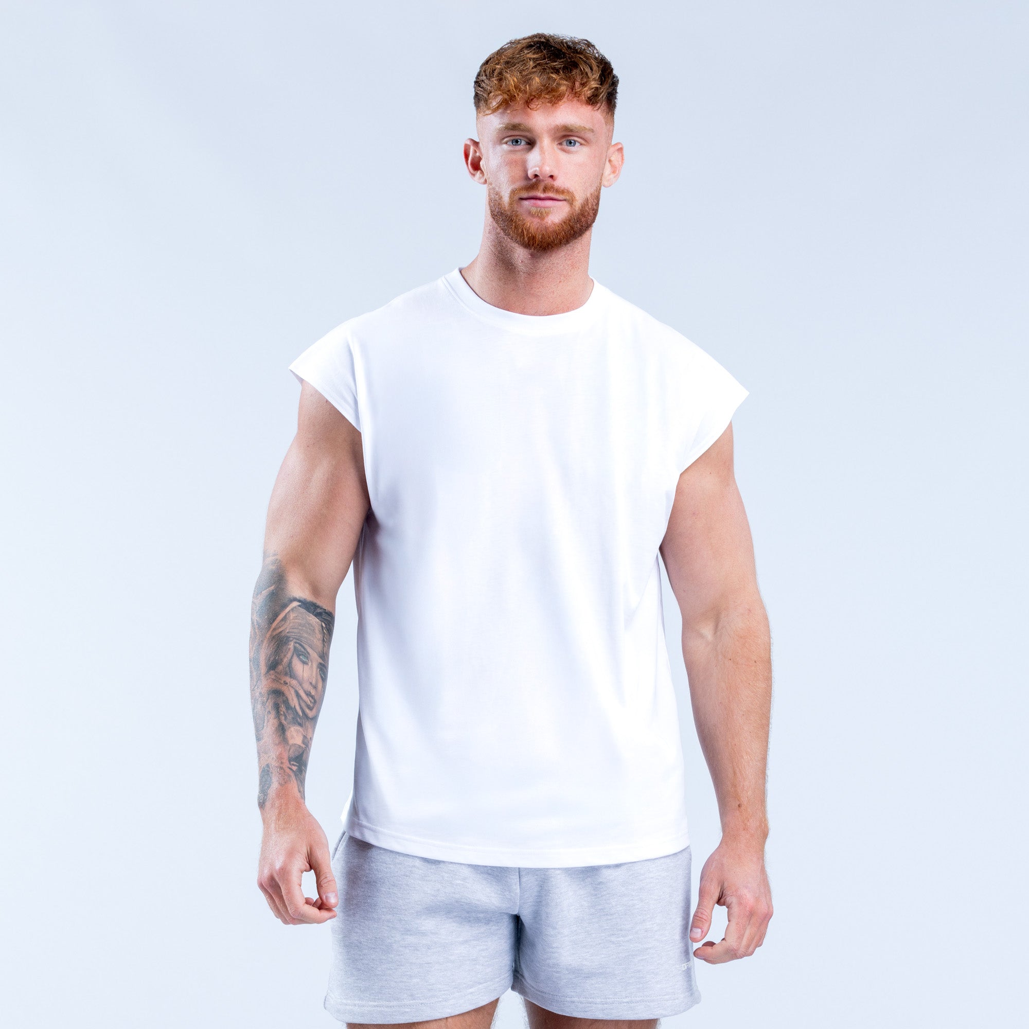 DFYNE Signature Tanktop Herren Weiß | 194ROZQKS