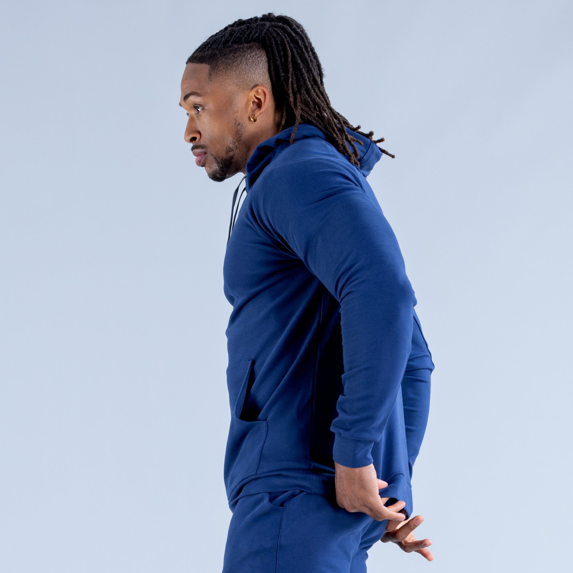 DFYNE Stealth Midweight Hoodie Herren Blau | 271HAJMWZ