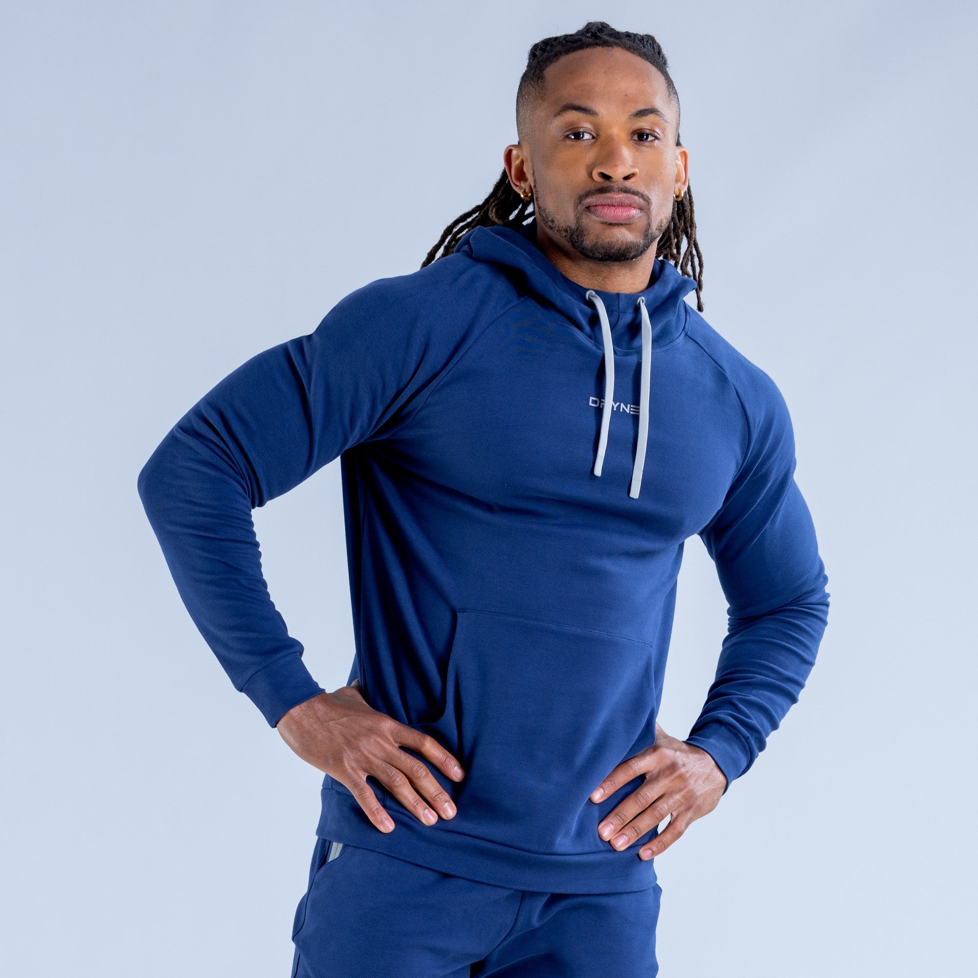 DFYNE Stealth Midweight Hoodie Herren Blau | 271HAJMWZ