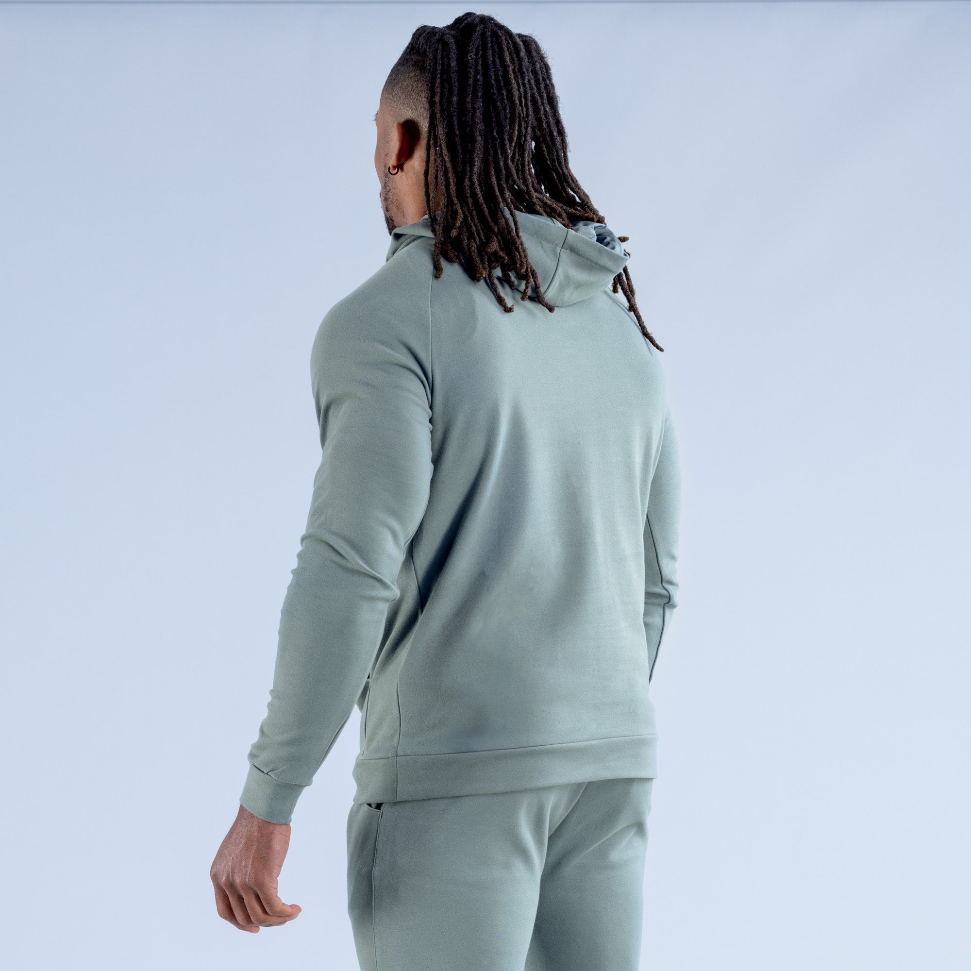 DFYNE Stealth Midweight Hoodie Herren Olivgrün | 652PKGEZY