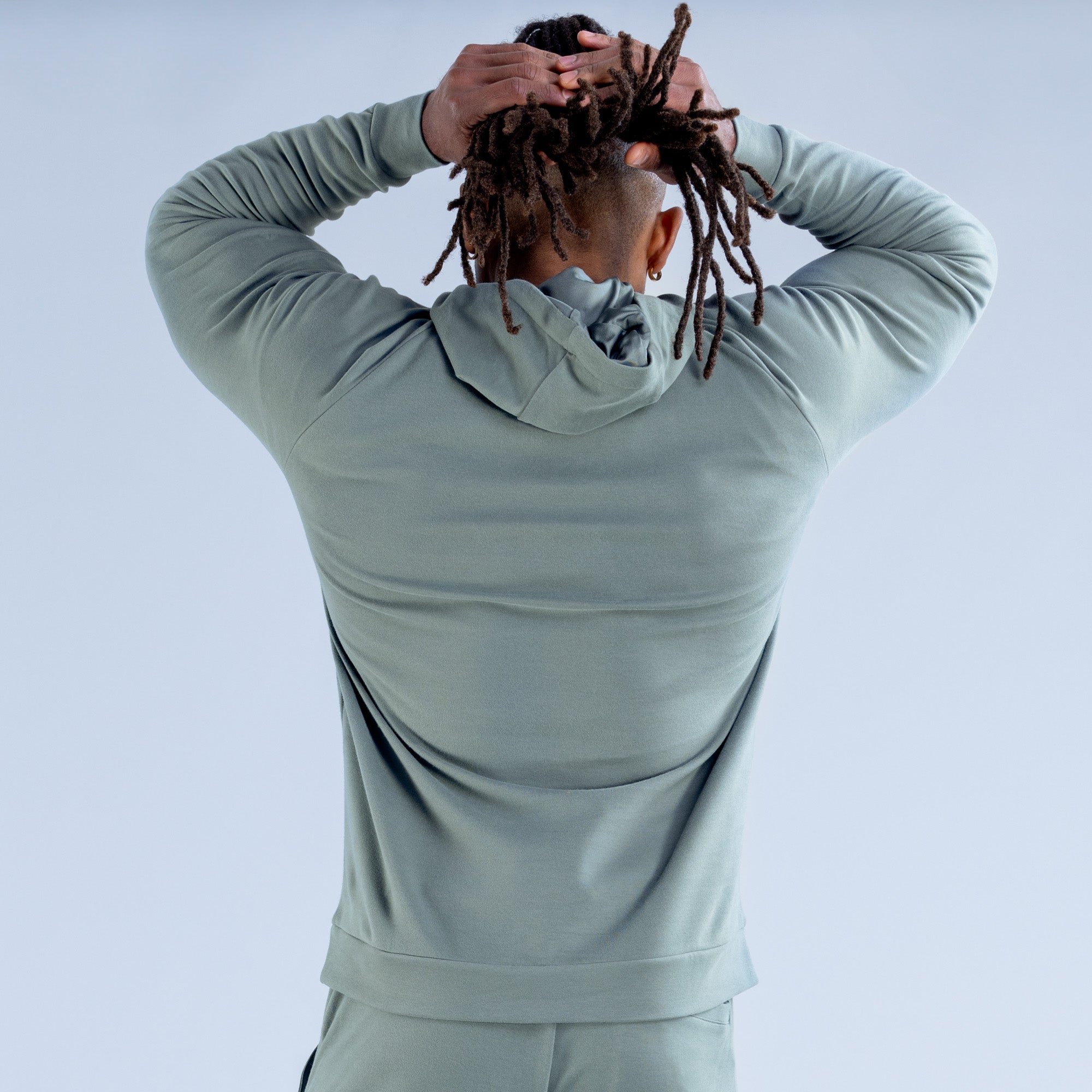 DFYNE Stealth Midweight Hoodie Herren Olivgrün | 652PKGEZY