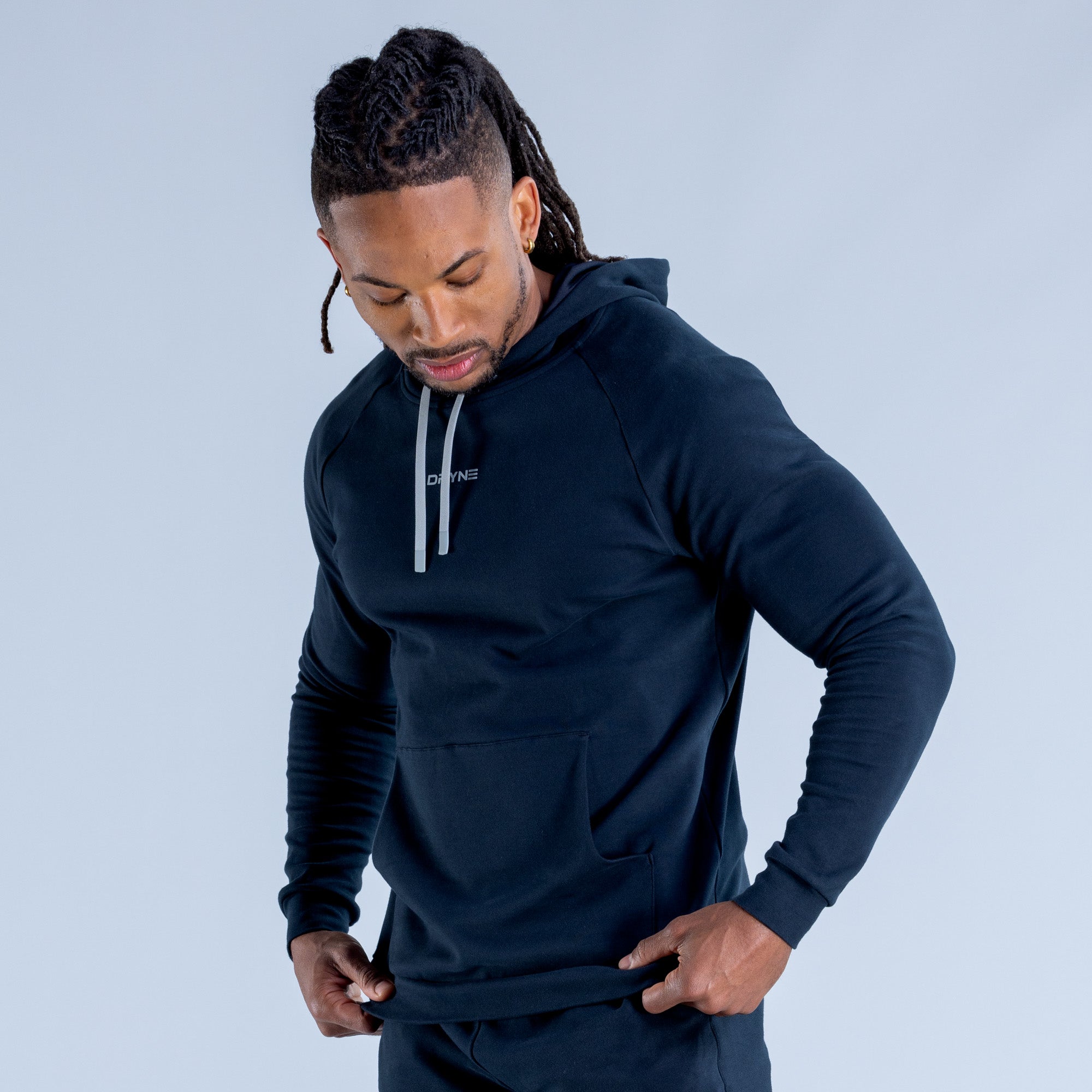DFYNE Stealth Midweight Hoodie Herren Schwarz | 026ZLJWAT