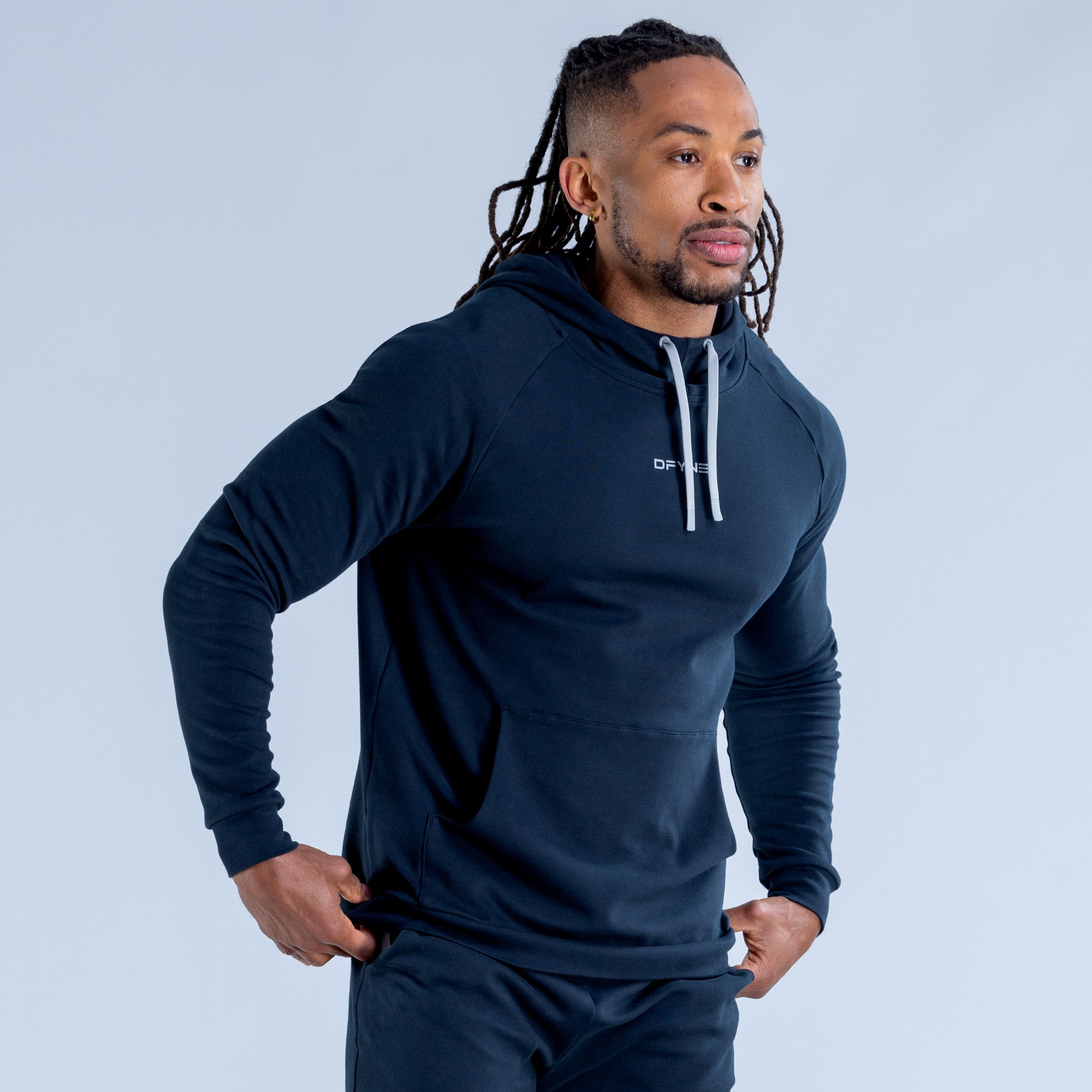 DFYNE Stealth Midweight Hoodie Herren Schwarz | 026ZLJWAT