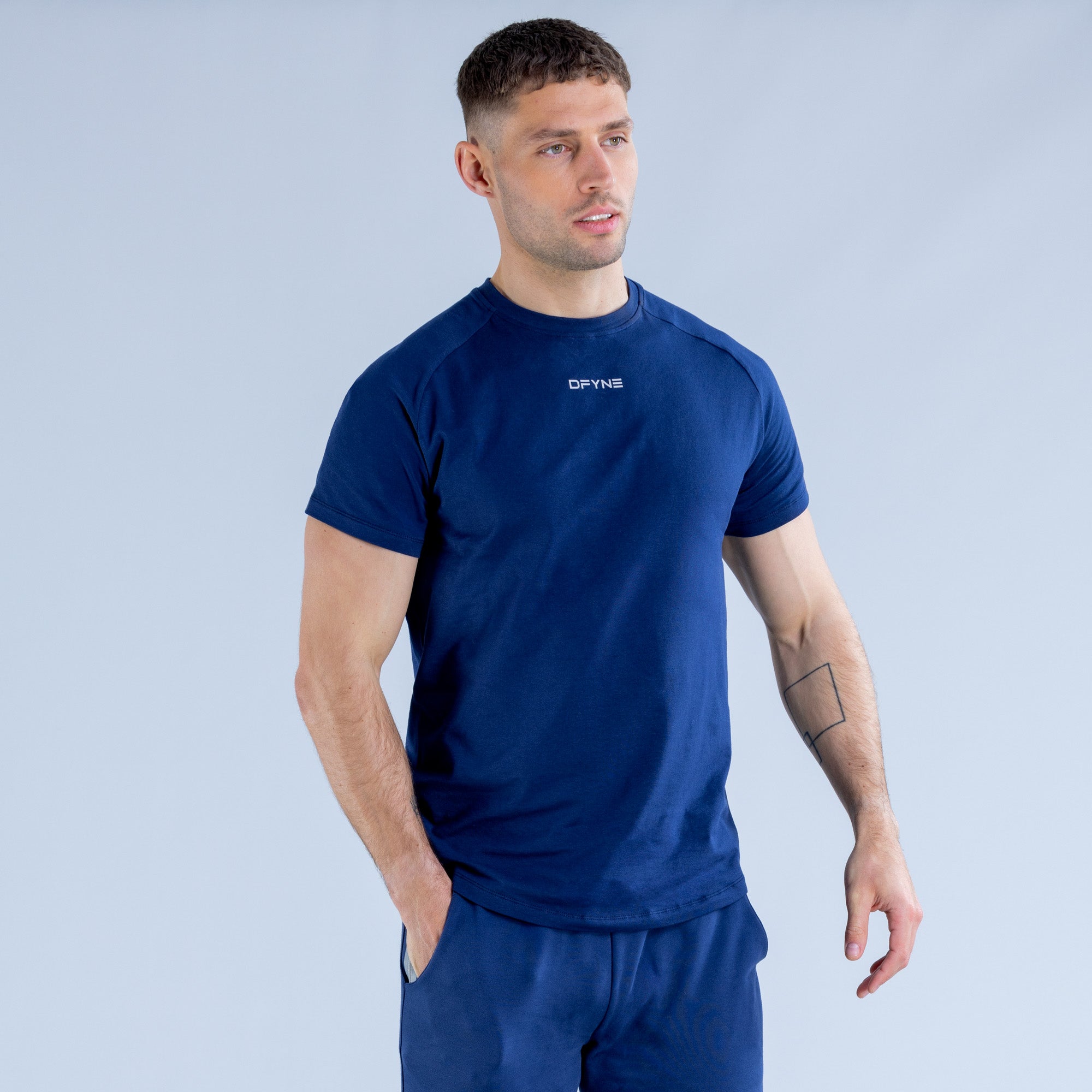 DFYNE Stealth T-Shirt Herren Blau | 580AWTNLR