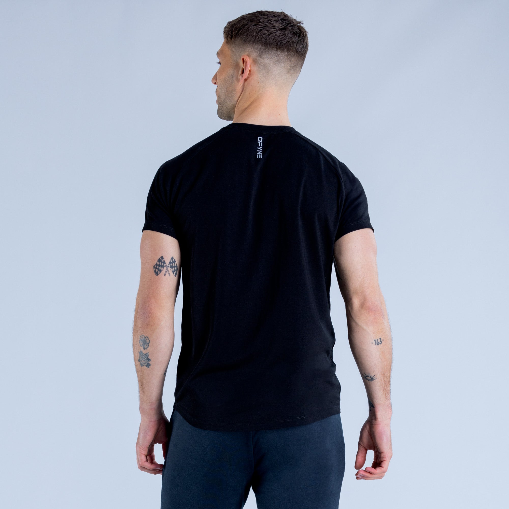 DFYNE Stealth T-Shirt Herren Schwarz | 538XNOTWC