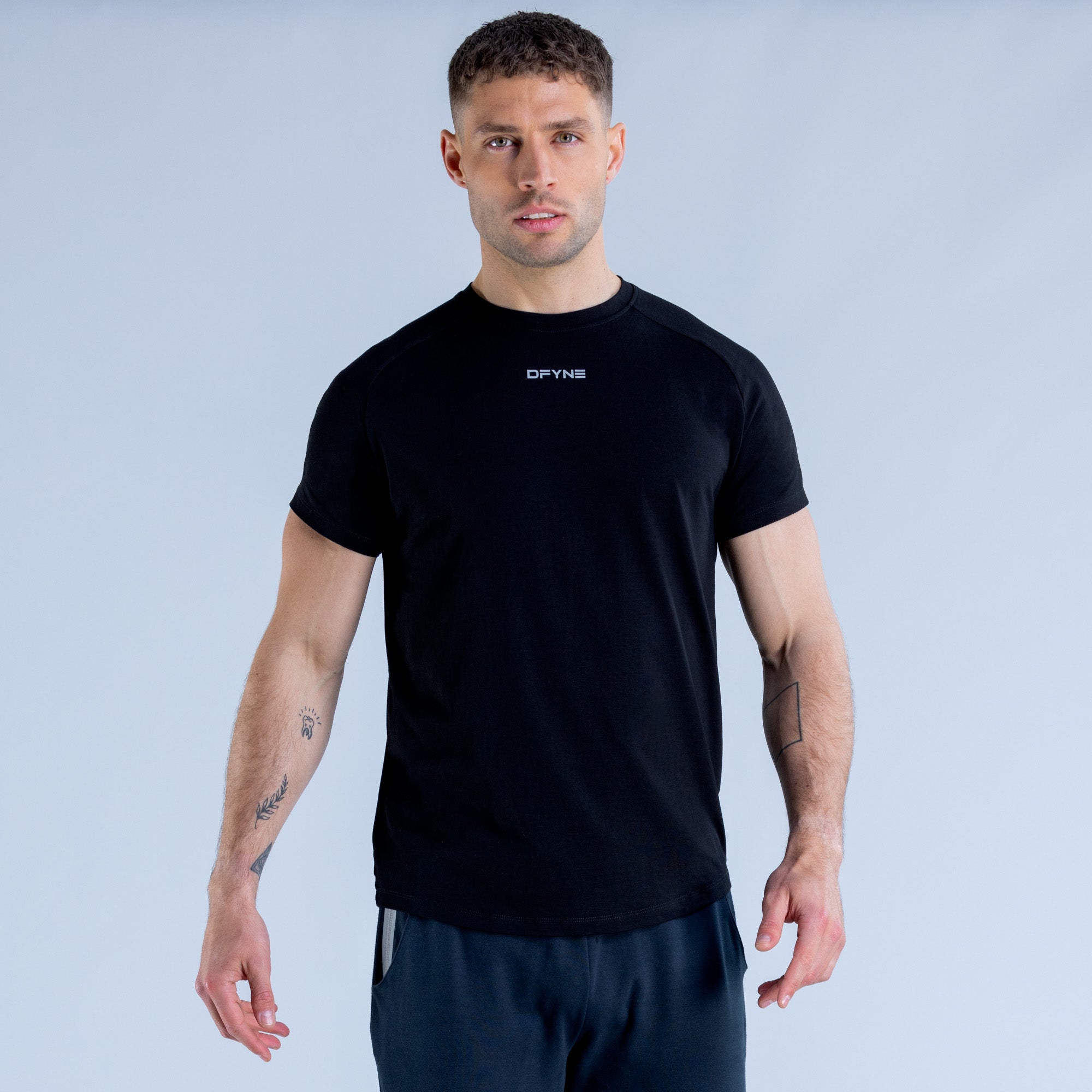 DFYNE Stealth T-Shirt Herren Schwarz | 538XNOTWC