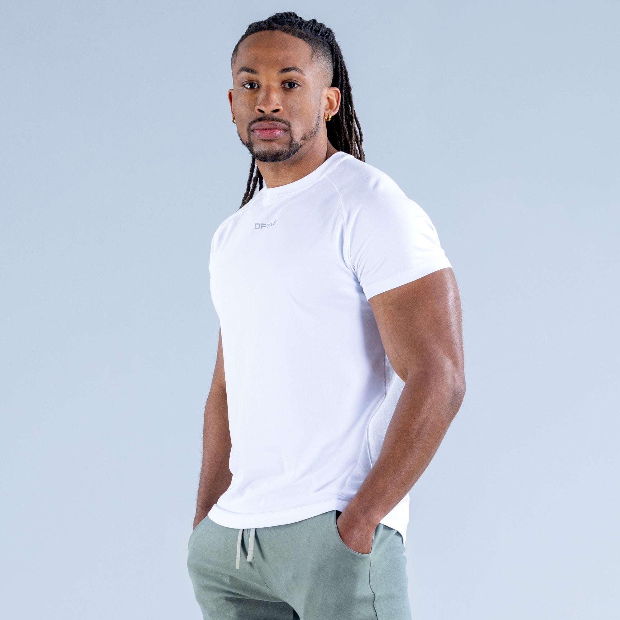 DFYNE Stealth T-Shirt Herren Weiß | 391HNGKBR