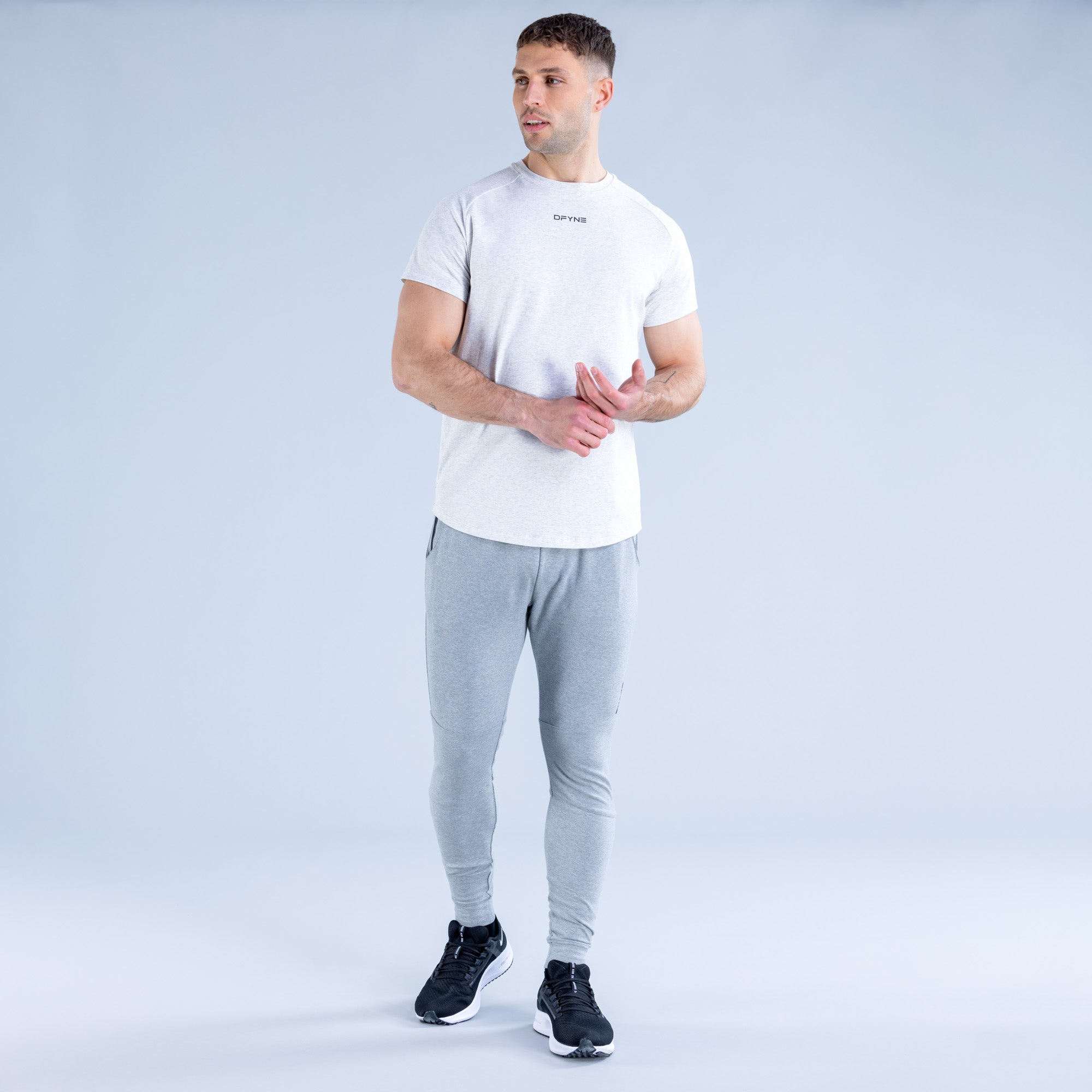 DFYNE Stealth Tapered Jogginghose Herren Grau | 270MLKZCJ
