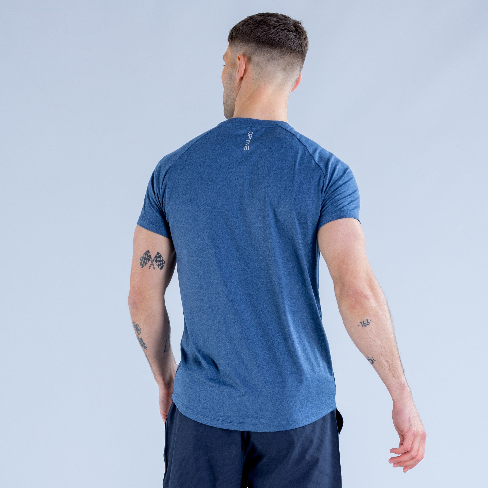DFYNE Stealth Training T-Shirt Herren Blau | 329TVGHXE