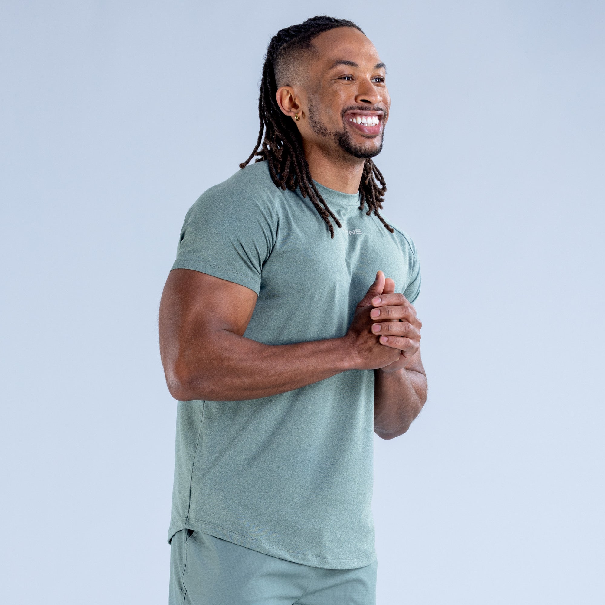 DFYNE Stealth Training T-Shirt Herren Olivgrün | 279YEXPGB