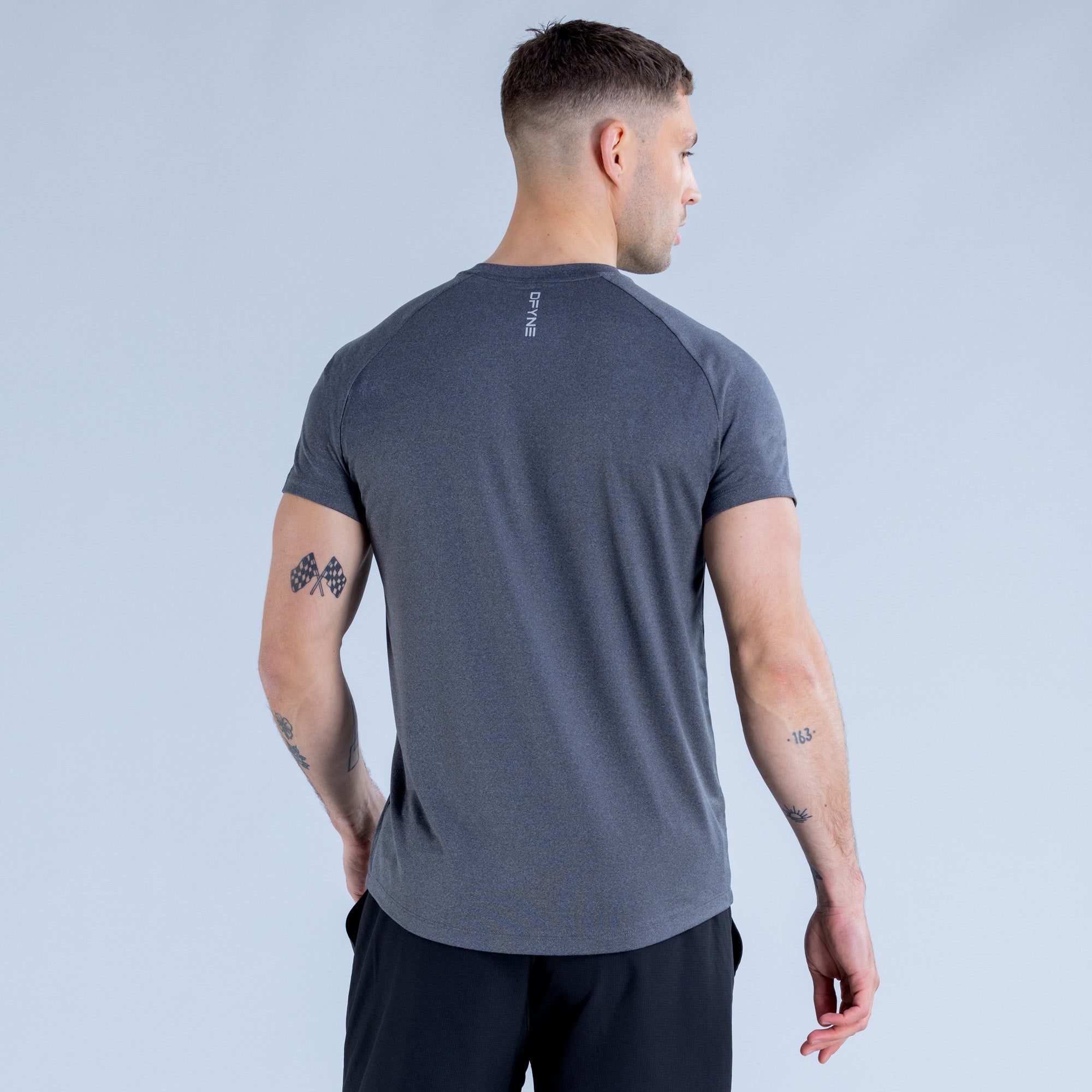 DFYNE Stealth Training T-Shirt Herren Schwarz | 871USNOYF